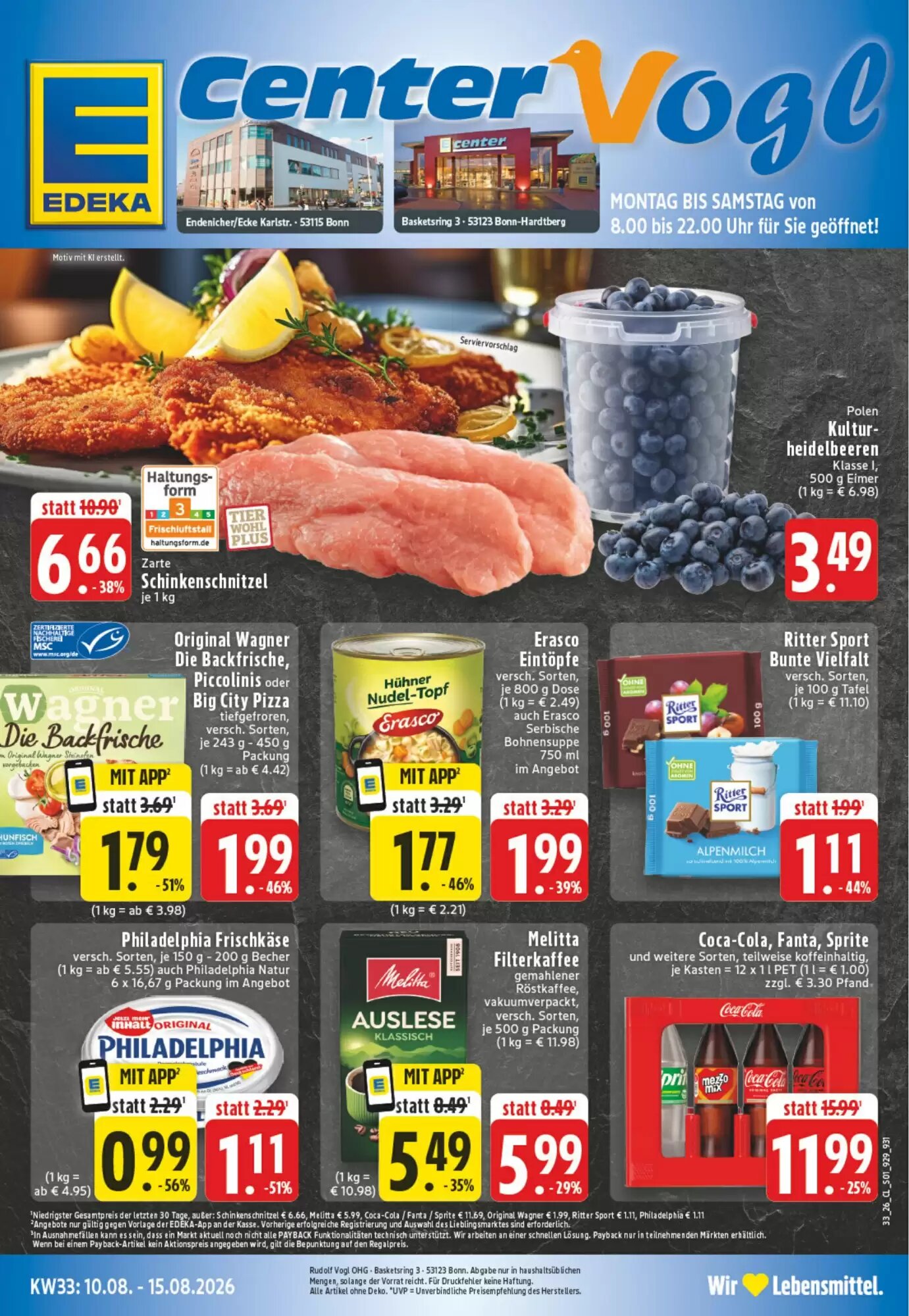 EDEKA Vogl Prospekt (ab 10.08.2026) zum Blättern - Seite 1