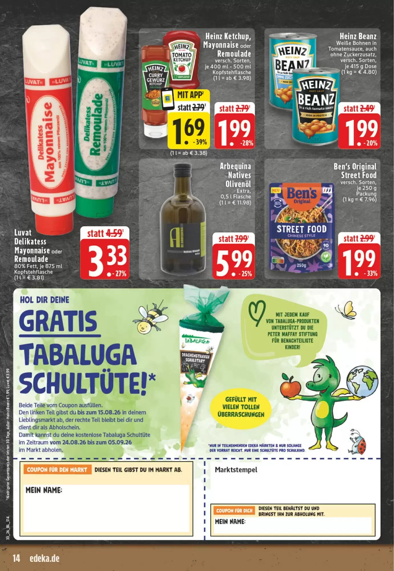 EDEKA Vogl Prospekt (ab 10.08.2026) zum Blättern - Seite 14