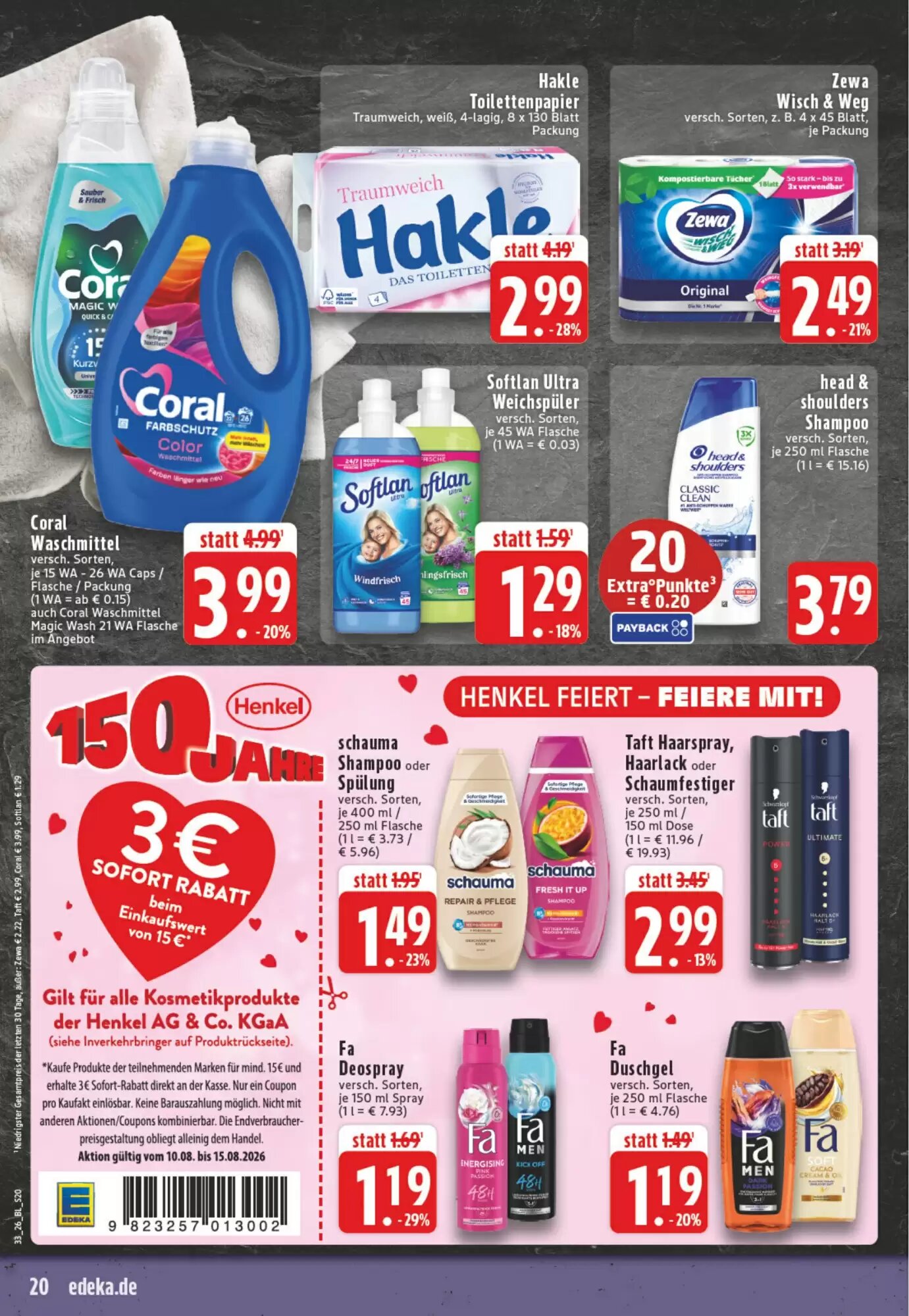EDEKA Vogl Prospekt (ab 10.08.2026) zum Blättern - Seite 20