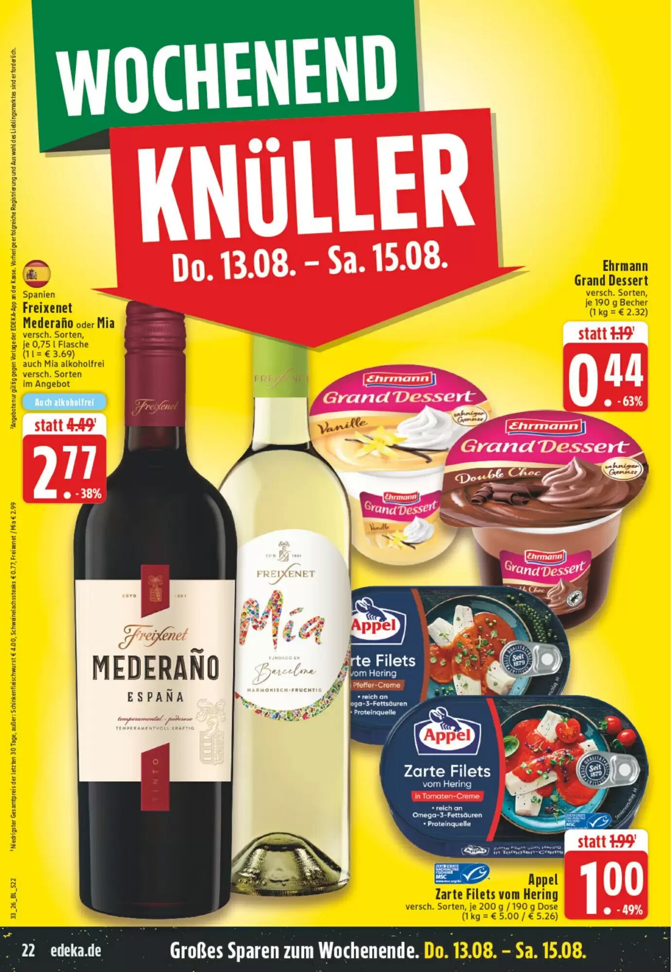 EDEKA Vogl Prospekt (ab 10.08.2026) zum Blättern - Seite 22