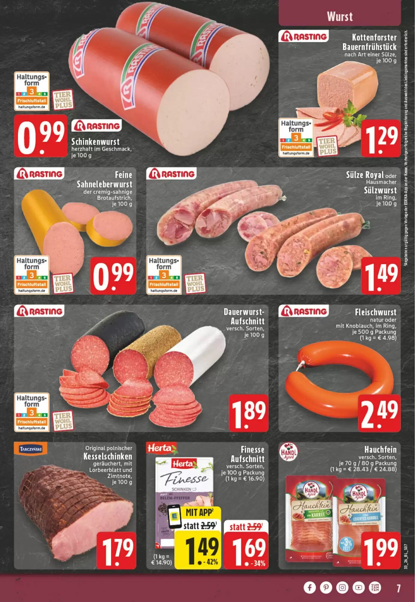 EDEKA Vogl Prospekt (ab 10.08.2026) zum Blättern - Seite 7