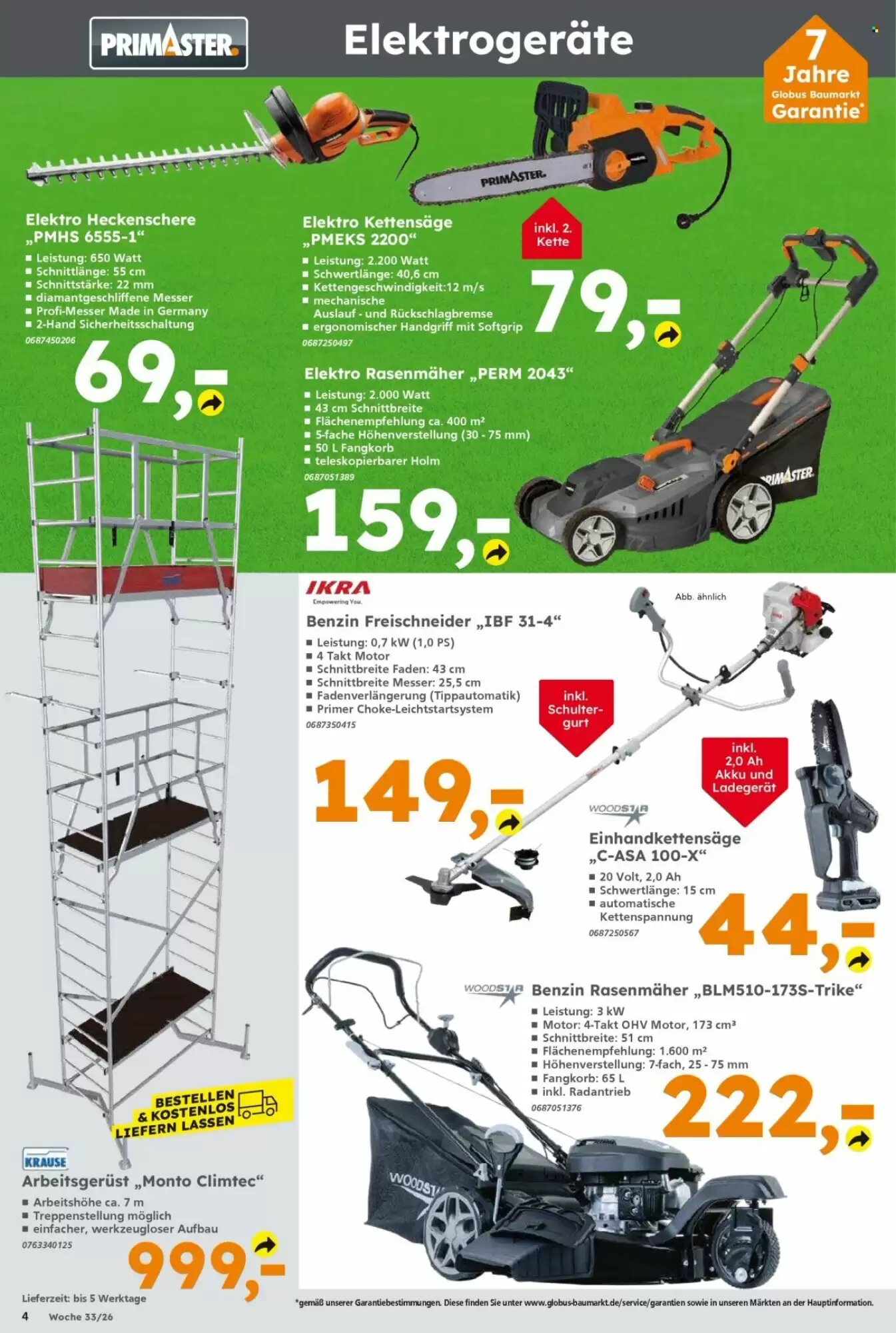 Globus Baumarkt Prospekt (ab 10.08.2026) zum Blättern - Seite 4