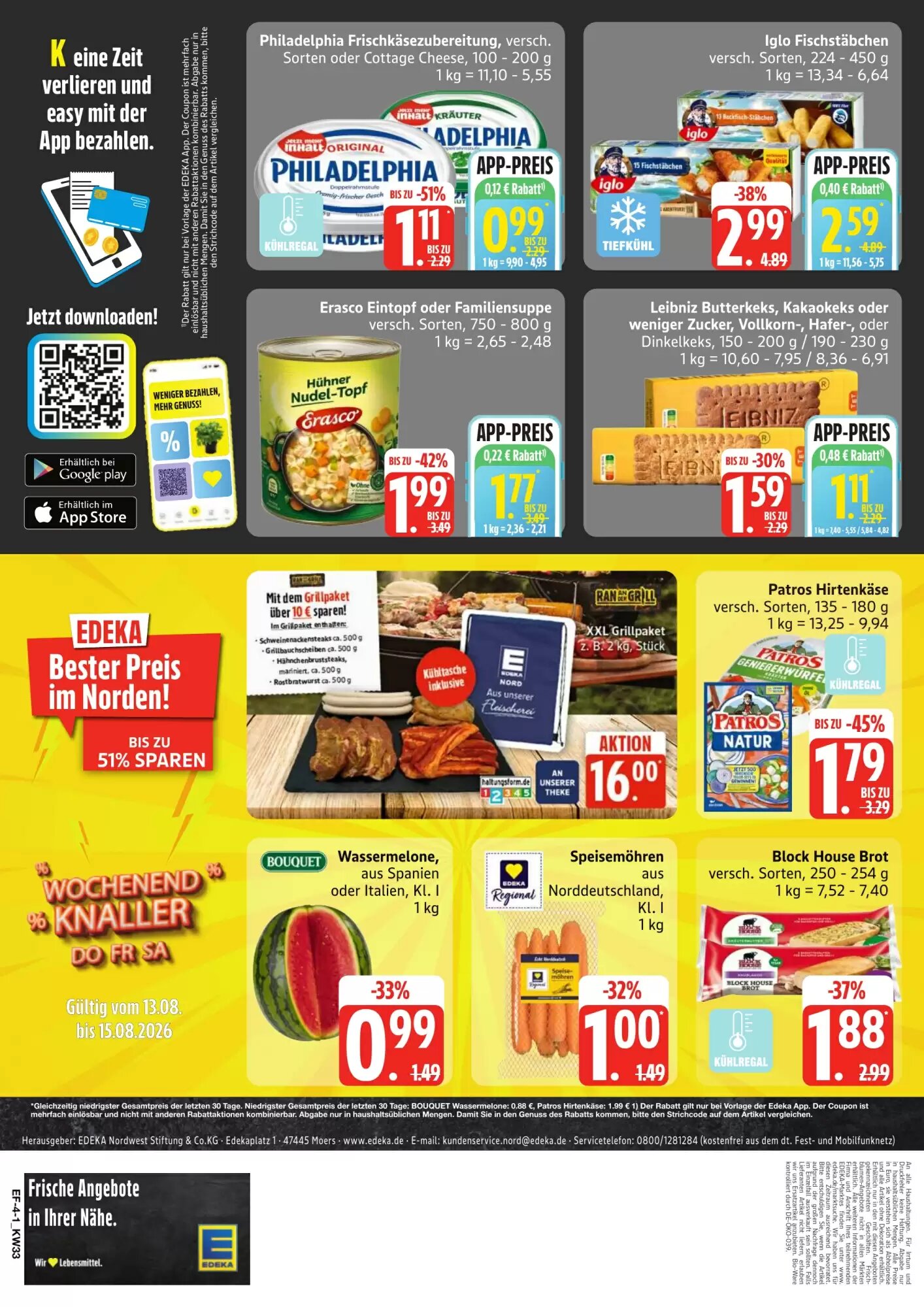Edeka Frischemarkt Prospekt (ab 10.08.2026) zum Blättern - Seite 4