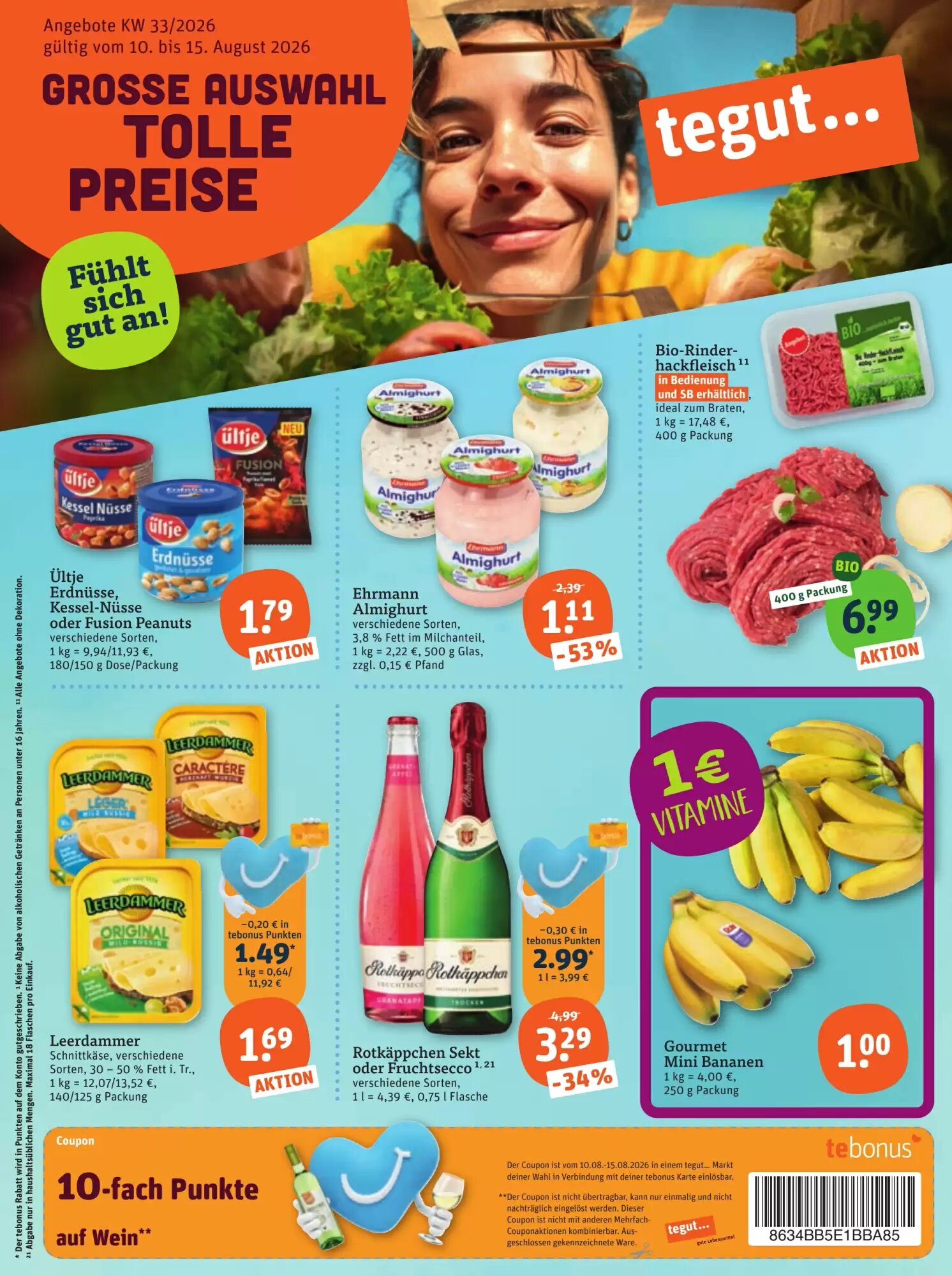 tegut Prospekt (ab 10.08.2026) zum Blättern - Seite 3