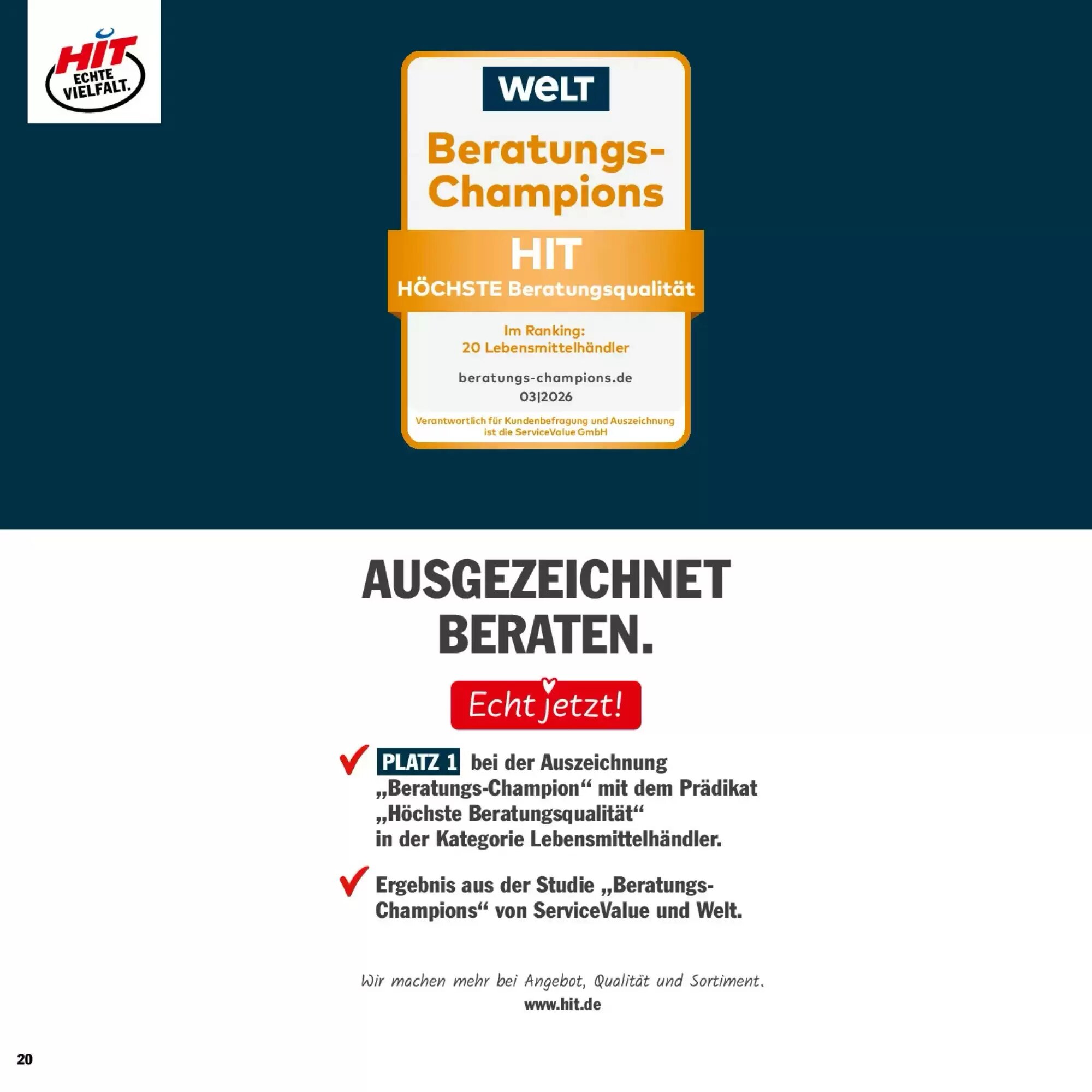 Hit Prospekt (ab 10.08.2026) zum Blättern - Seite 20