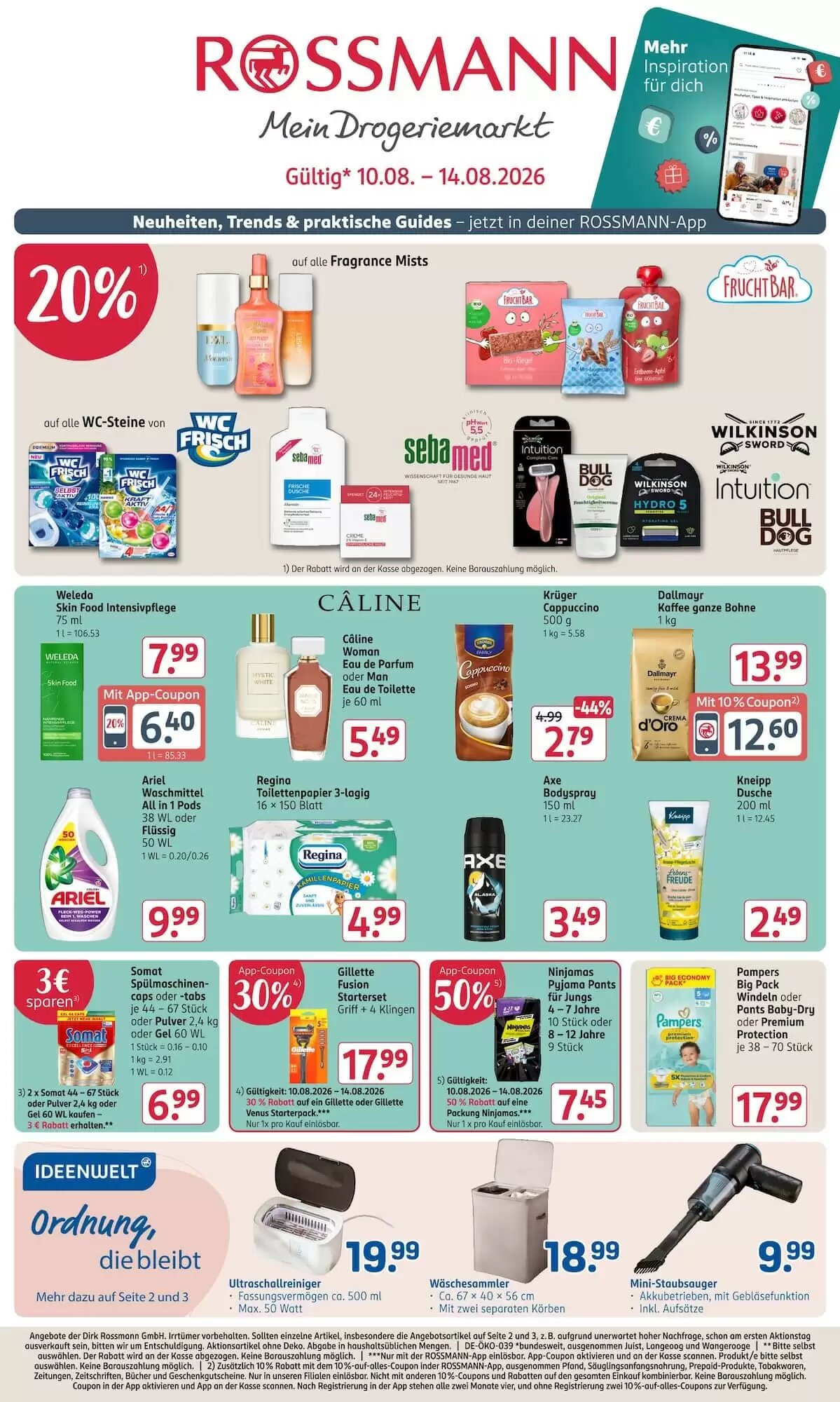 Rossmann Prospekt (ab 10.08.2026) zum Blättern - Seite 1