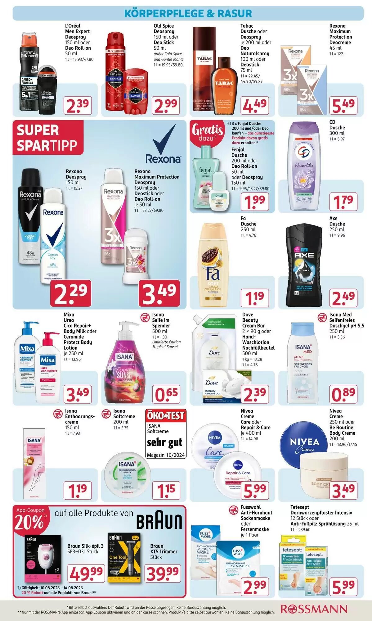 Rossmann Prospekt (ab 10.08.2026) zum Blättern - Seite 14