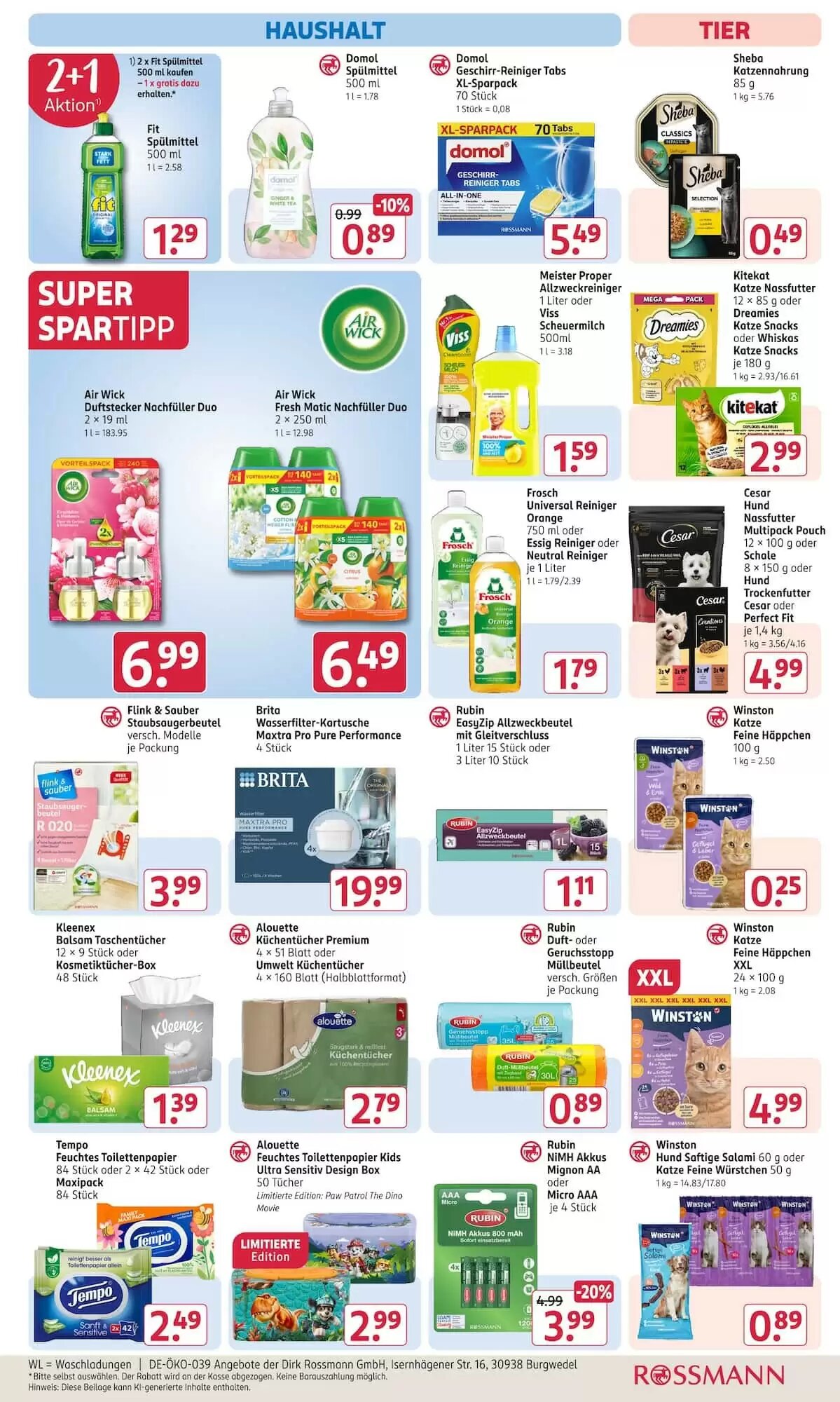 Rossmann Prospekt (ab 10.08.2026) zum Blättern - Seite 20
