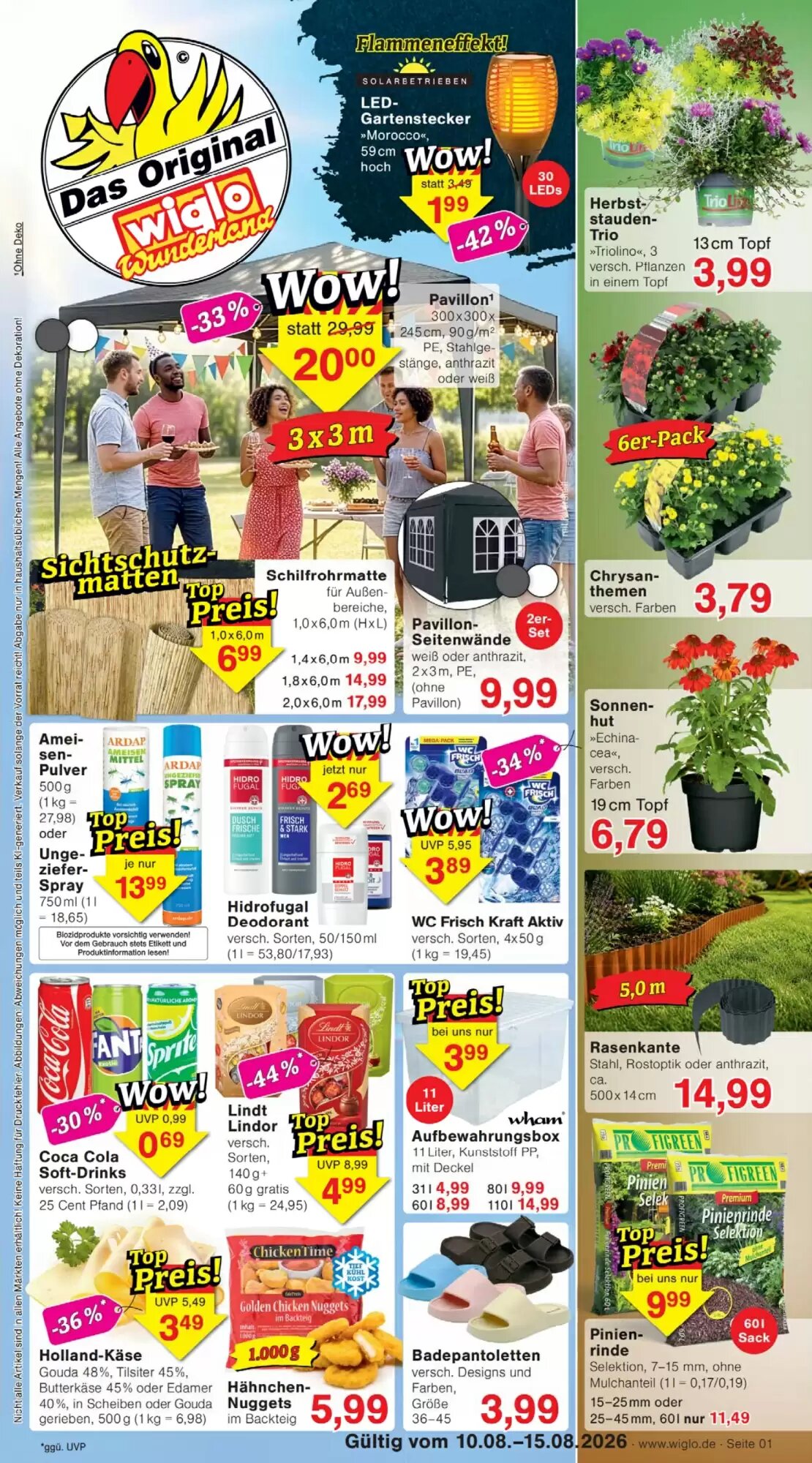 Wiglo Wunderland Prospekt (ab 10.08.2026) zum Blättern - Seite 1