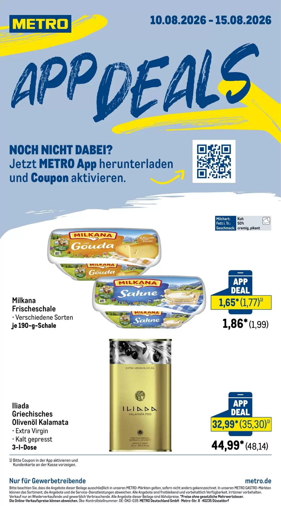 METRO Prospekt (ab 10.08.2026) zum Blättern - Seite 1