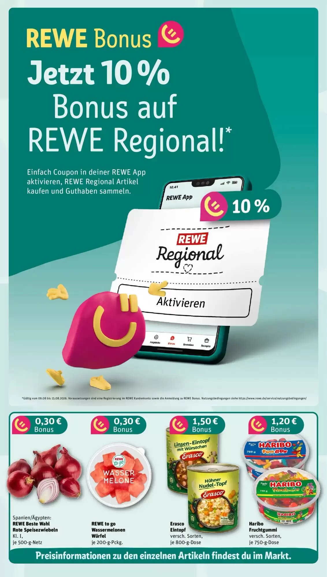 REWE Prospekt (ab 10.08.2026) zum Blättern - Seite 3