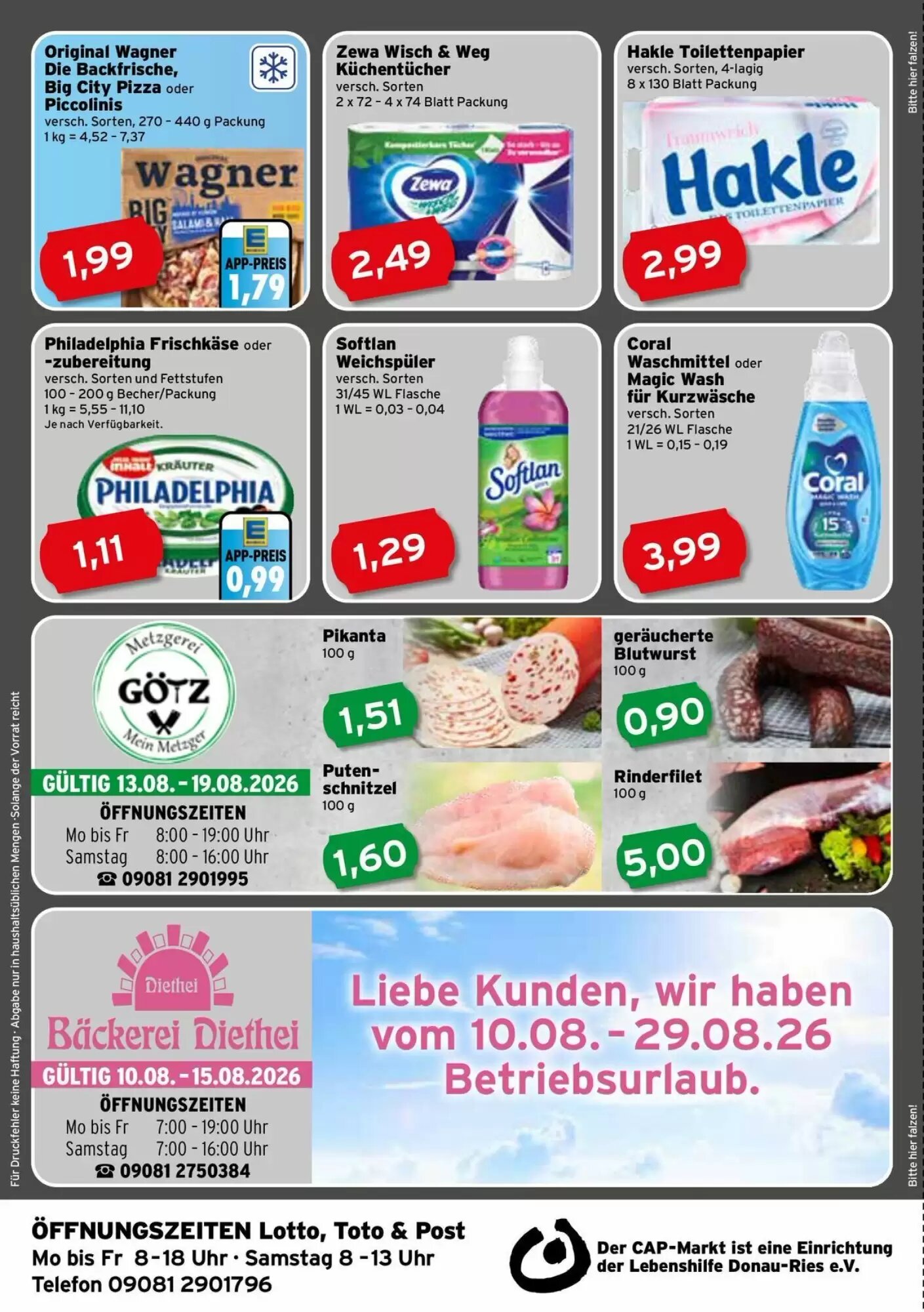 CAP Markt Prospekt (ab 10.08.2026) zum Blättern - Seite 4