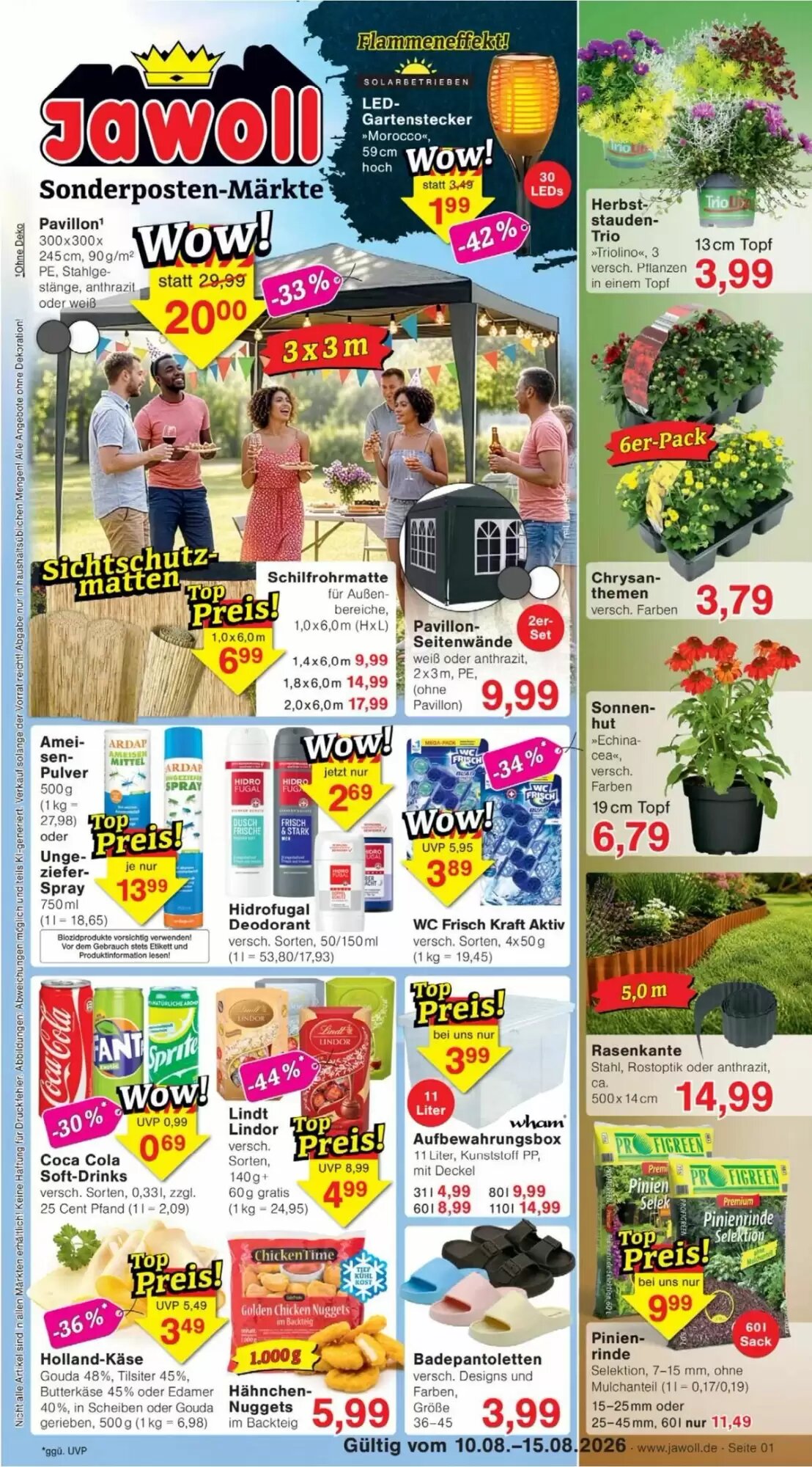 Jawoll Prospekt (ab 10.08.2026) zum Blättern - Seite 1