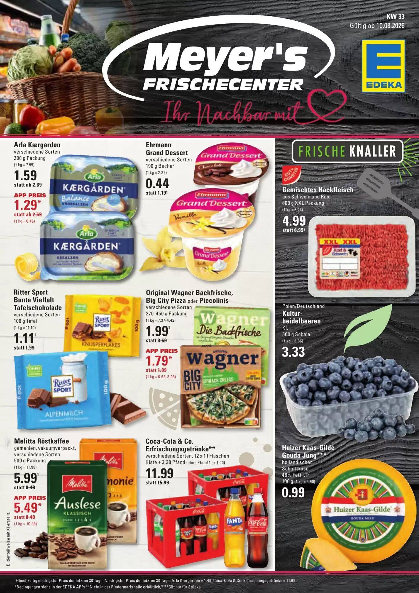 Meyer's Frischemarkt Prospekt (ab 10.08.2026) zum Blättern - Seite 1