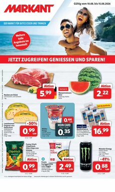 Markant Markt Prospekt (ab 10.08.2026) zum Blättern
