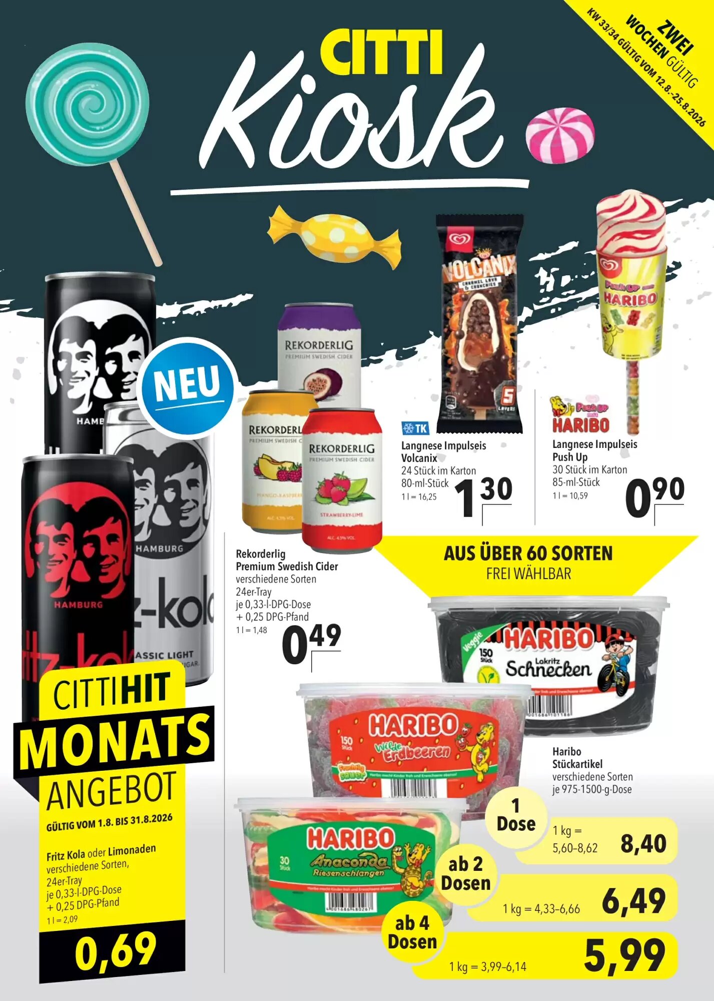 CITTI Markt Prospekt (ab 12.08.2026) zum Blättern - Seite 1