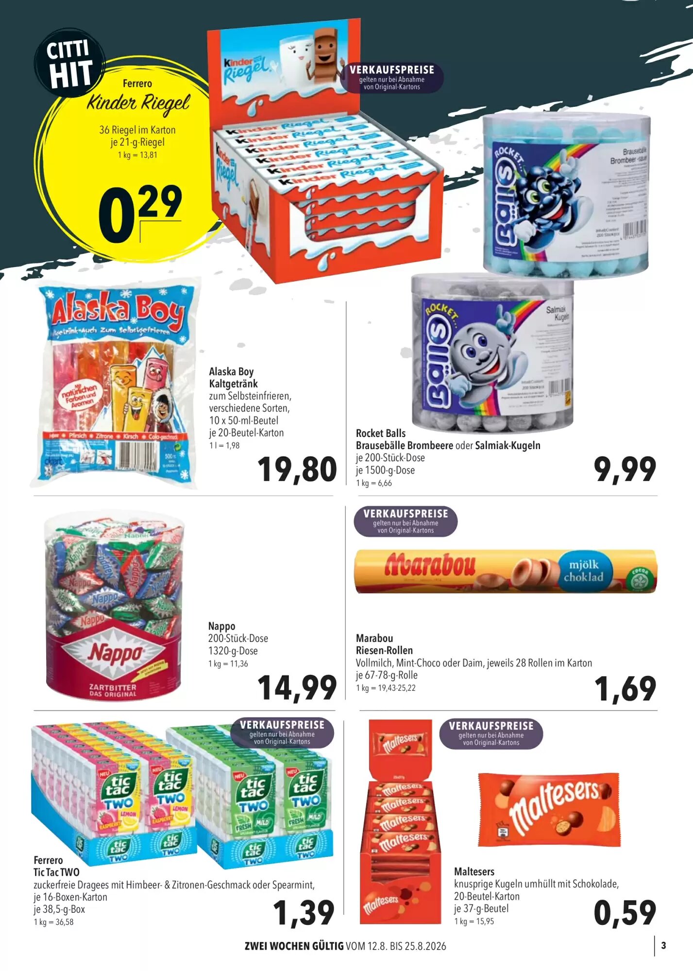 CITTI Markt Prospekt (ab 12.08.2026) zum Blättern - Seite 3