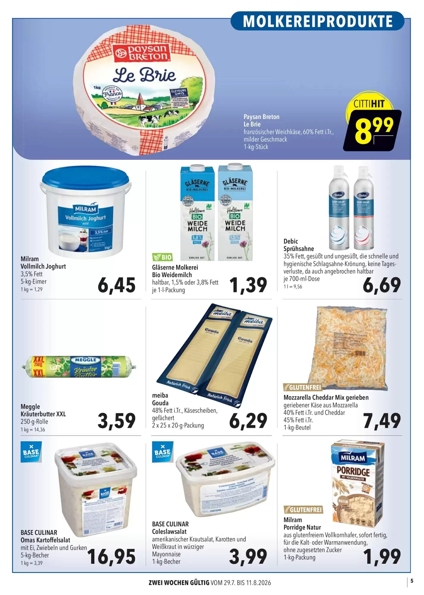 CITTI Markt Prospekt (ab 12.08.2026) zum Blättern - Seite 5