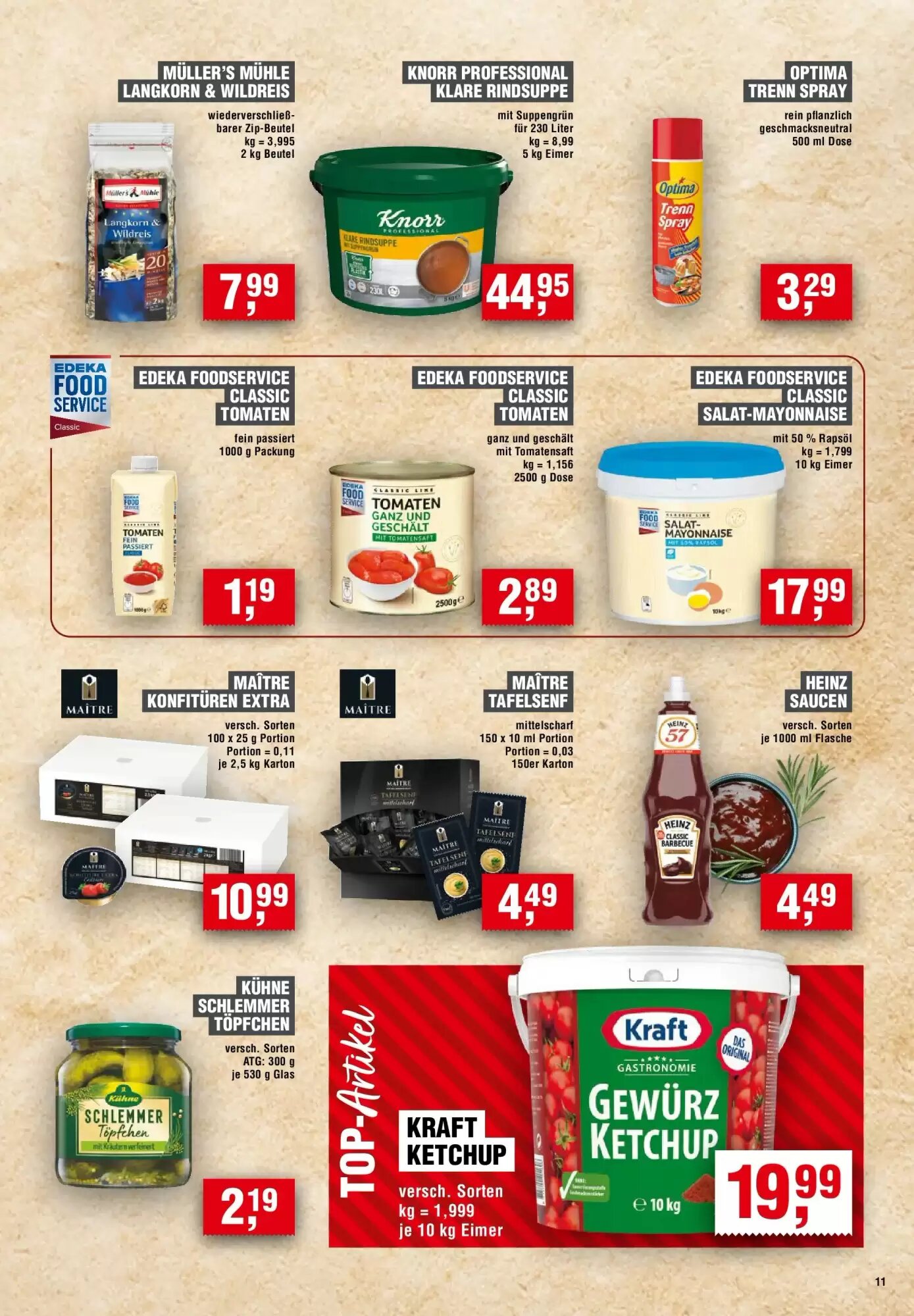 EDEKA Foodservice Prospekt (ab 12.08.2026) zum Blättern - Seite 11
