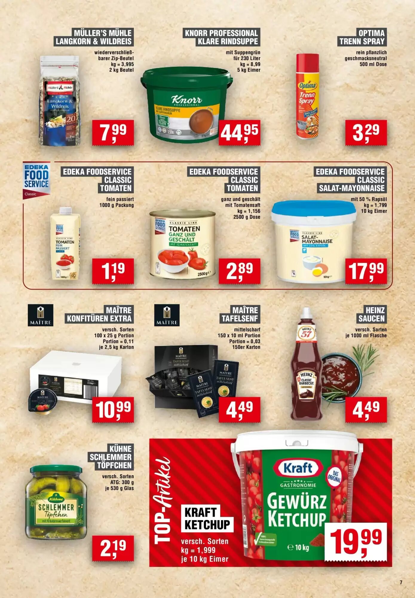EDEKA Foodservice Prospekt (ab 12.08.2026) zum Blättern - Seite 7