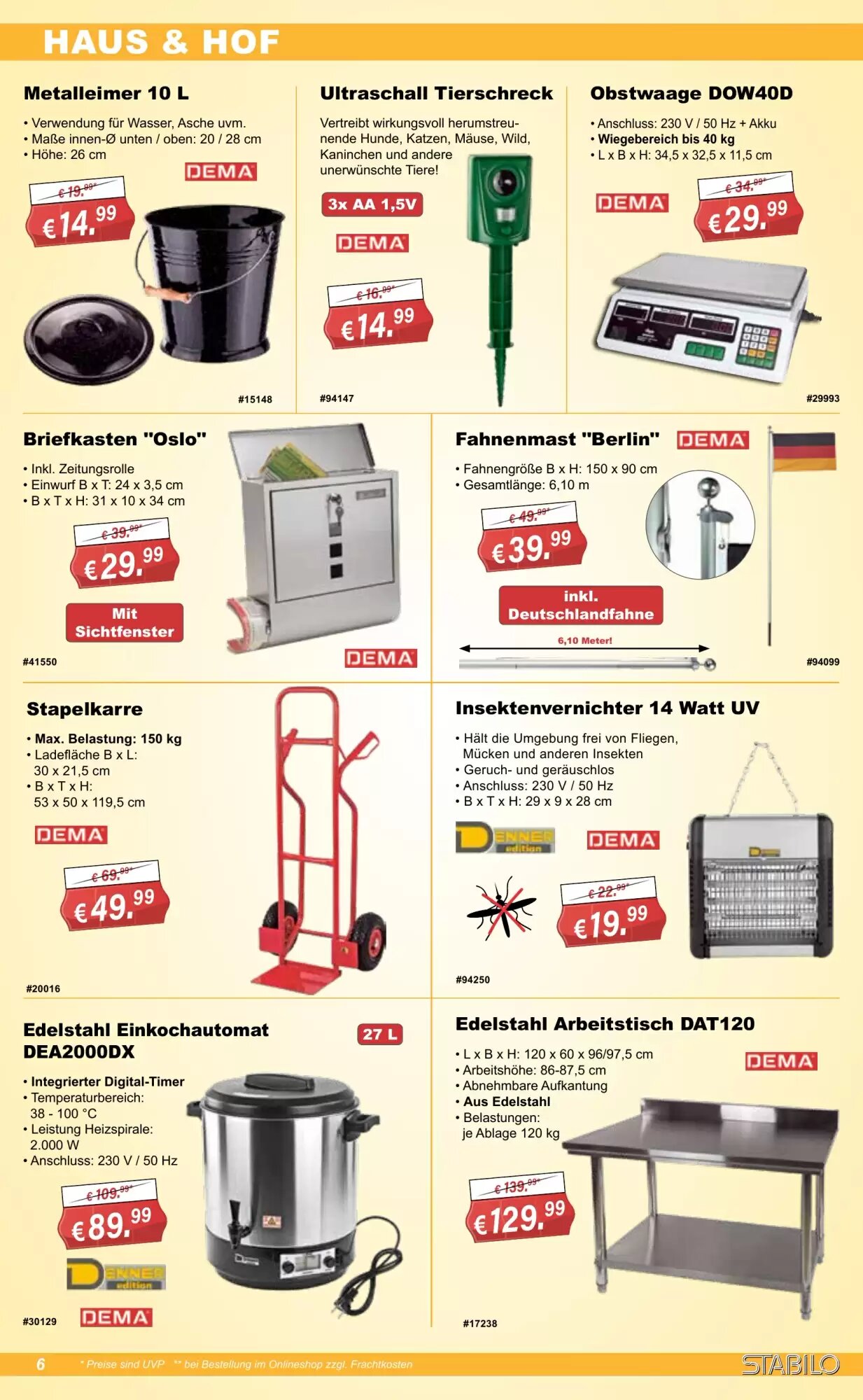 Stabilo Fachmarkt Prospekt (ab 12.08.2026) zum Blättern - Seite 6