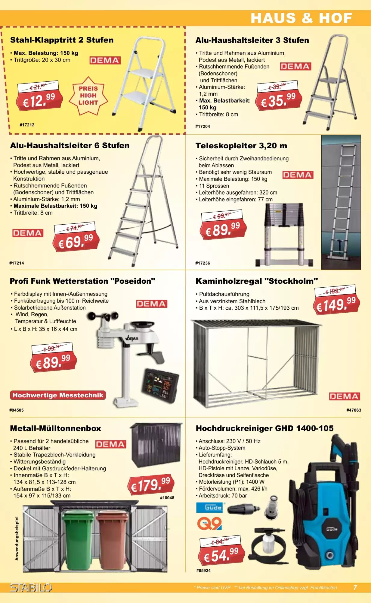 Stabilo Fachmarkt Prospekt (ab 12.08.2026) zum Blättern - Seite 7