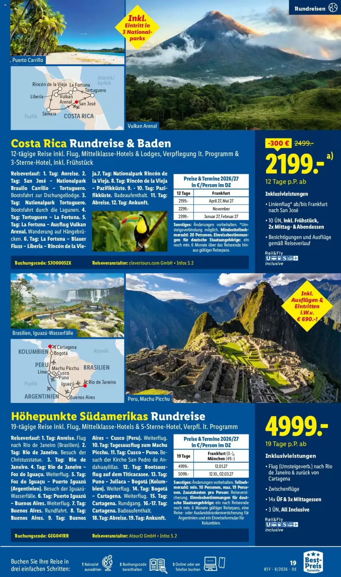 Lidl Reisen Prospekt (ab 12.08.2026) zum Blättern - Seite 19