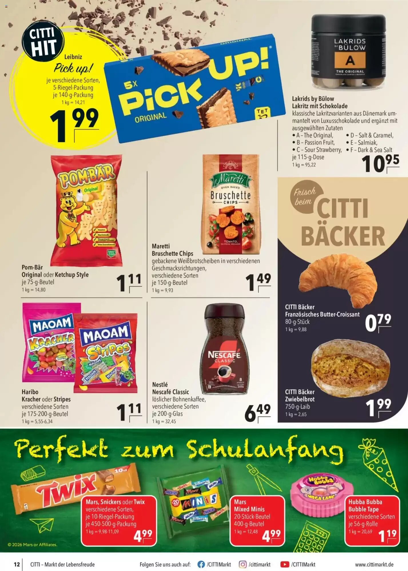 CITTI Markt Prospekt (ab 12.08.2026) zum Blättern - Seite 14