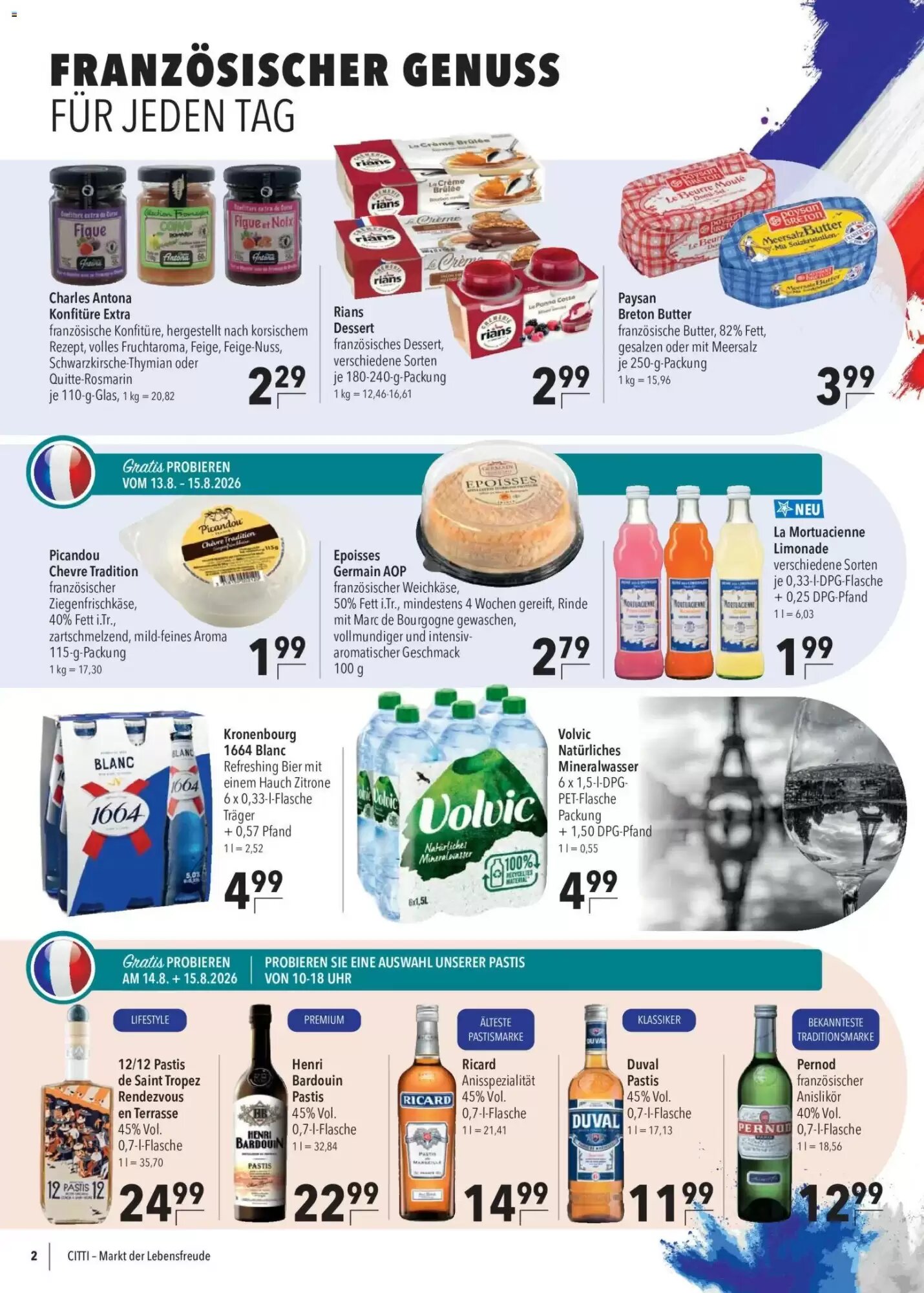 CITTI Markt Prospekt (ab 12.08.2026) zum Blättern - Seite 2