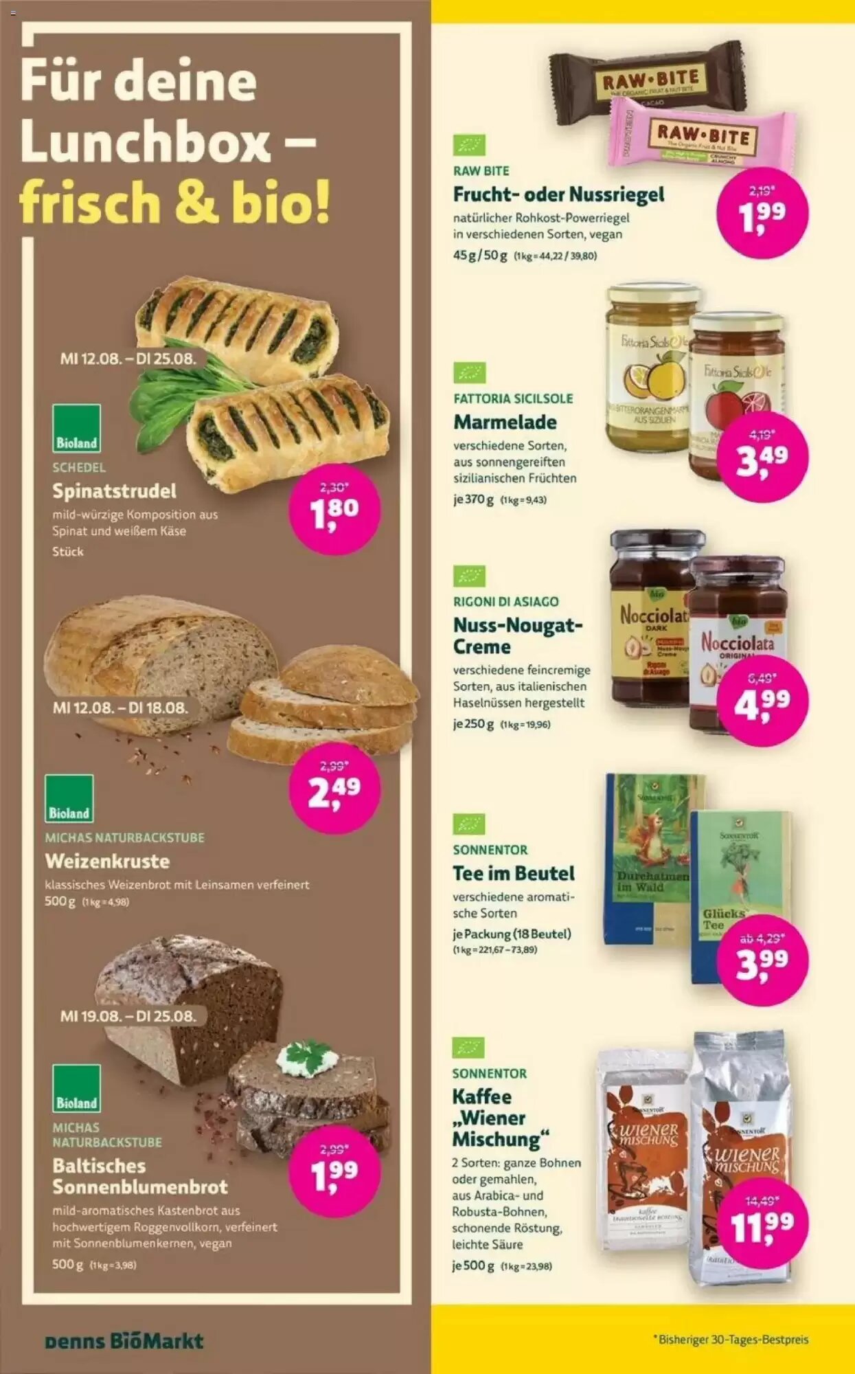 Denns BioMarkt Prospekt (ab 12.08.2026) zum Blättern - Seite 10