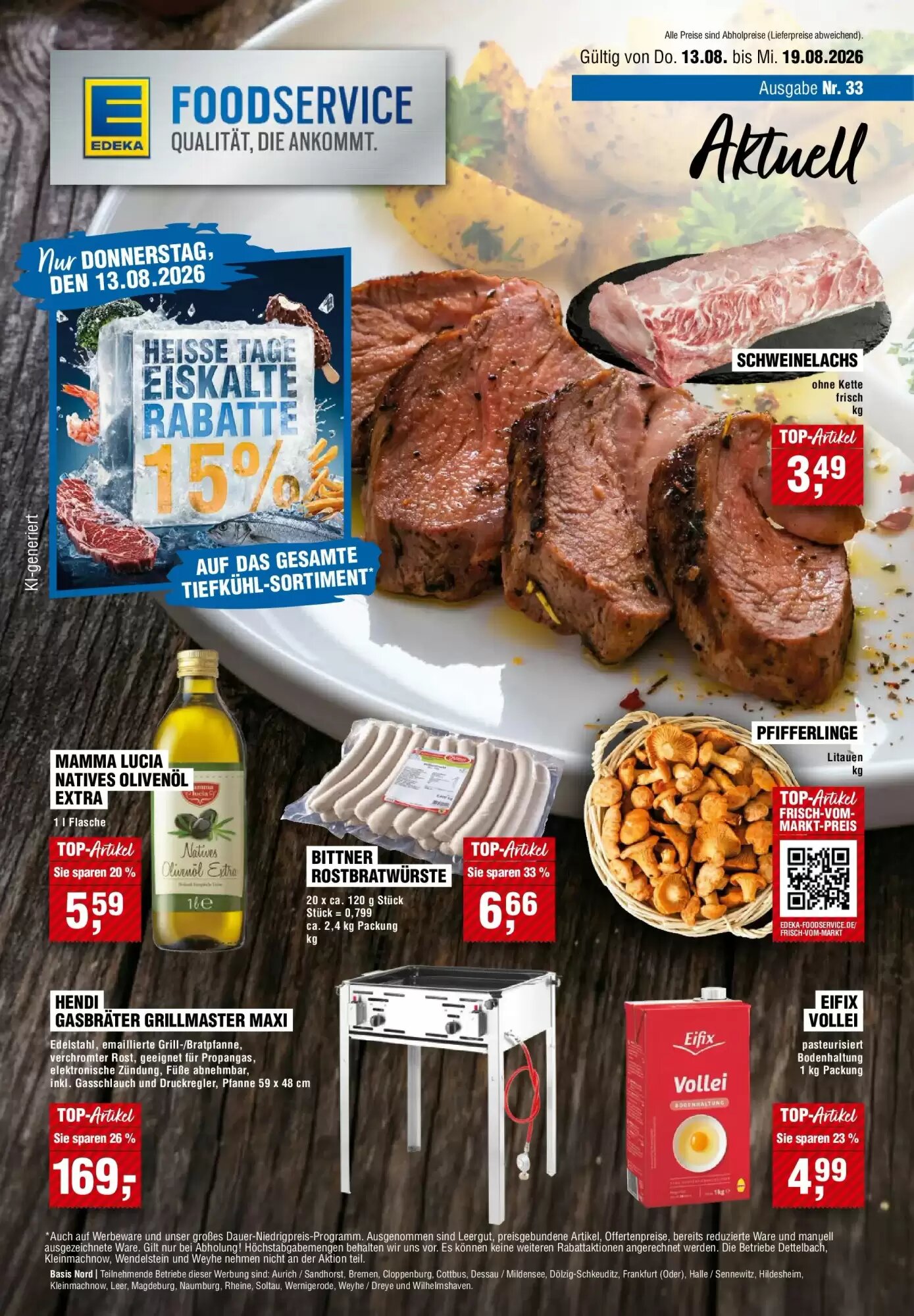 EDEKA Foodservice Prospekt (ab 12.08.2026) zum Blättern - Seite 1