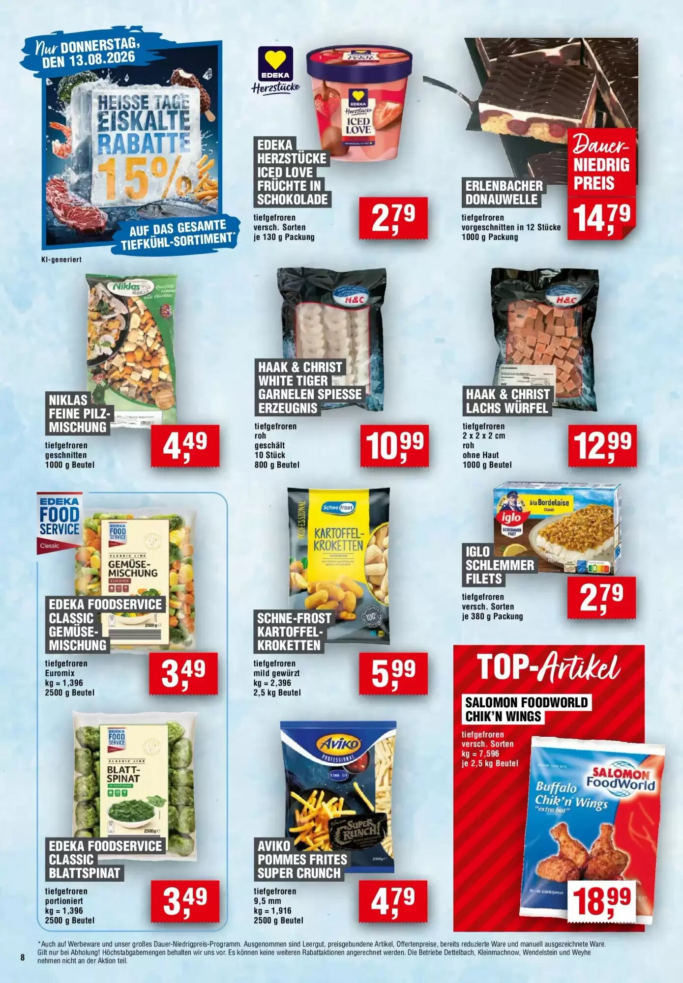 EDEKA Foodservice Prospekt (ab 12.08.2026) zum Blättern - Seite 8