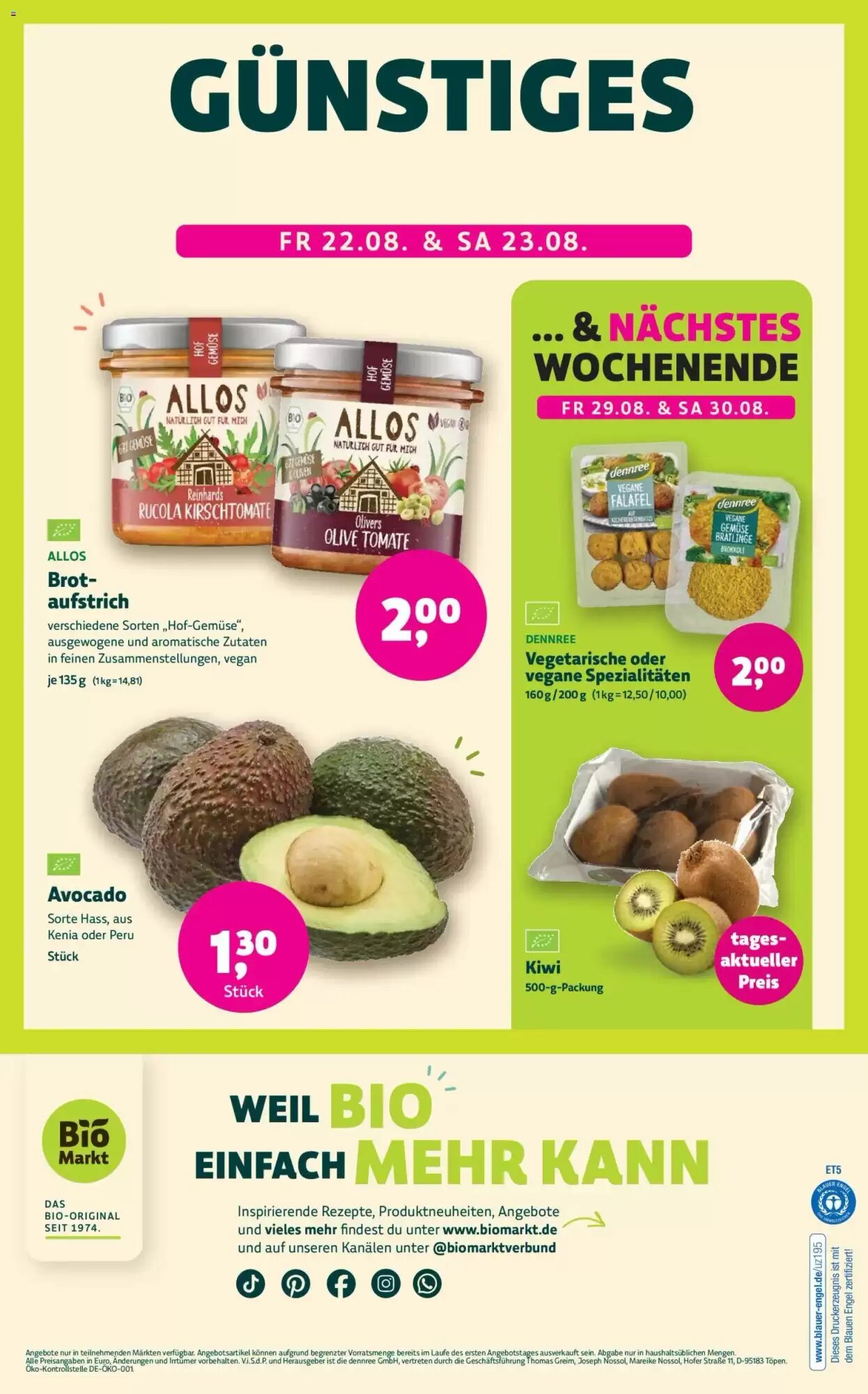 Biomarkt Prospekt (ab 13.08.2026) zum Blättern - Seite 12