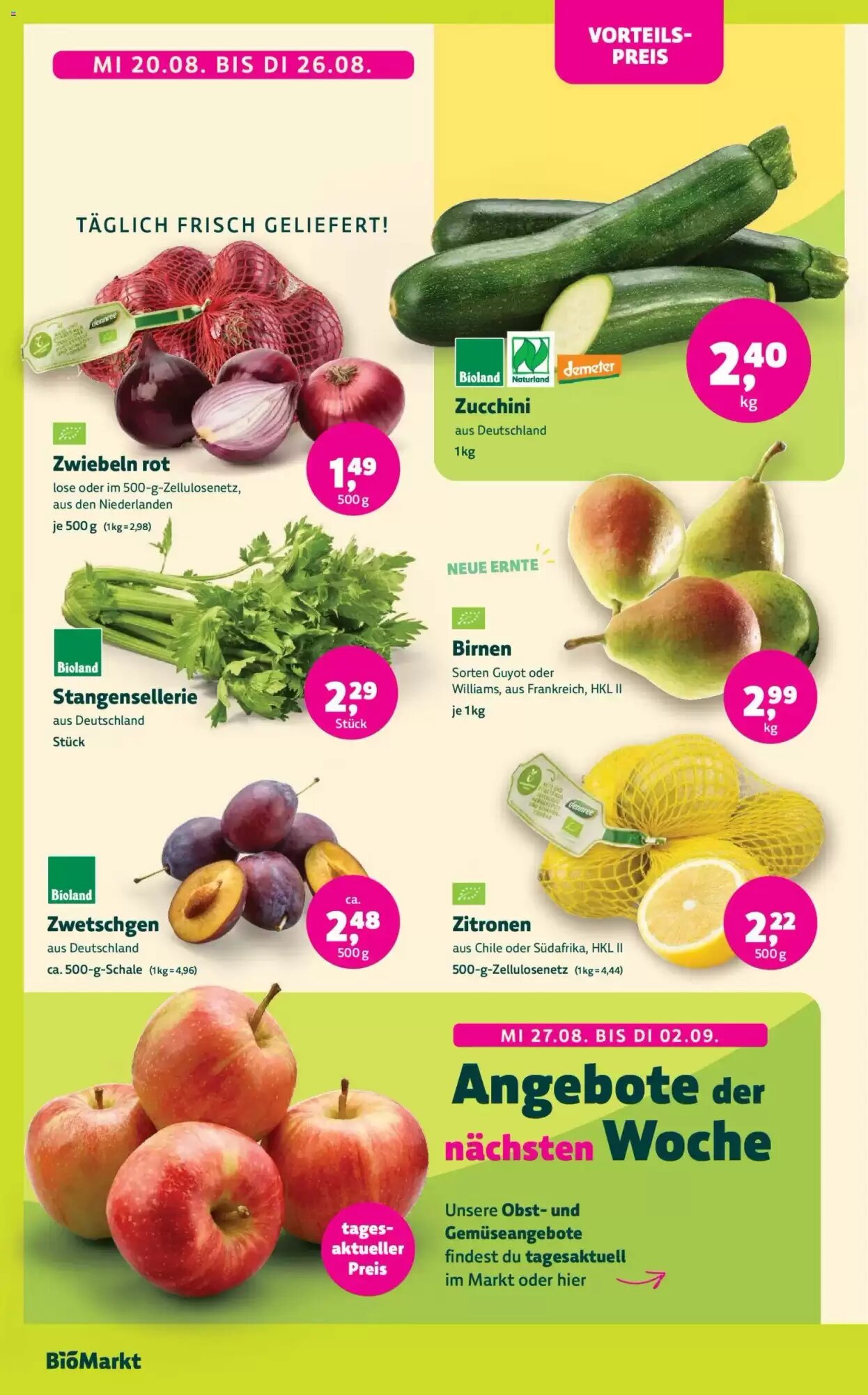 Biomarkt Prospekt (ab 13.08.2026) zum Blättern - Seite 2