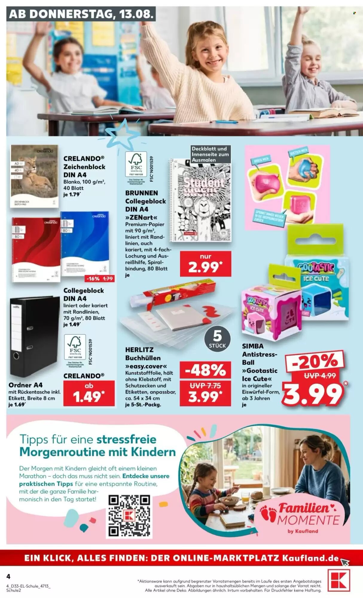 Kaufland Prospekt (ab 13.08.2026) zum Blättern - Seite 4