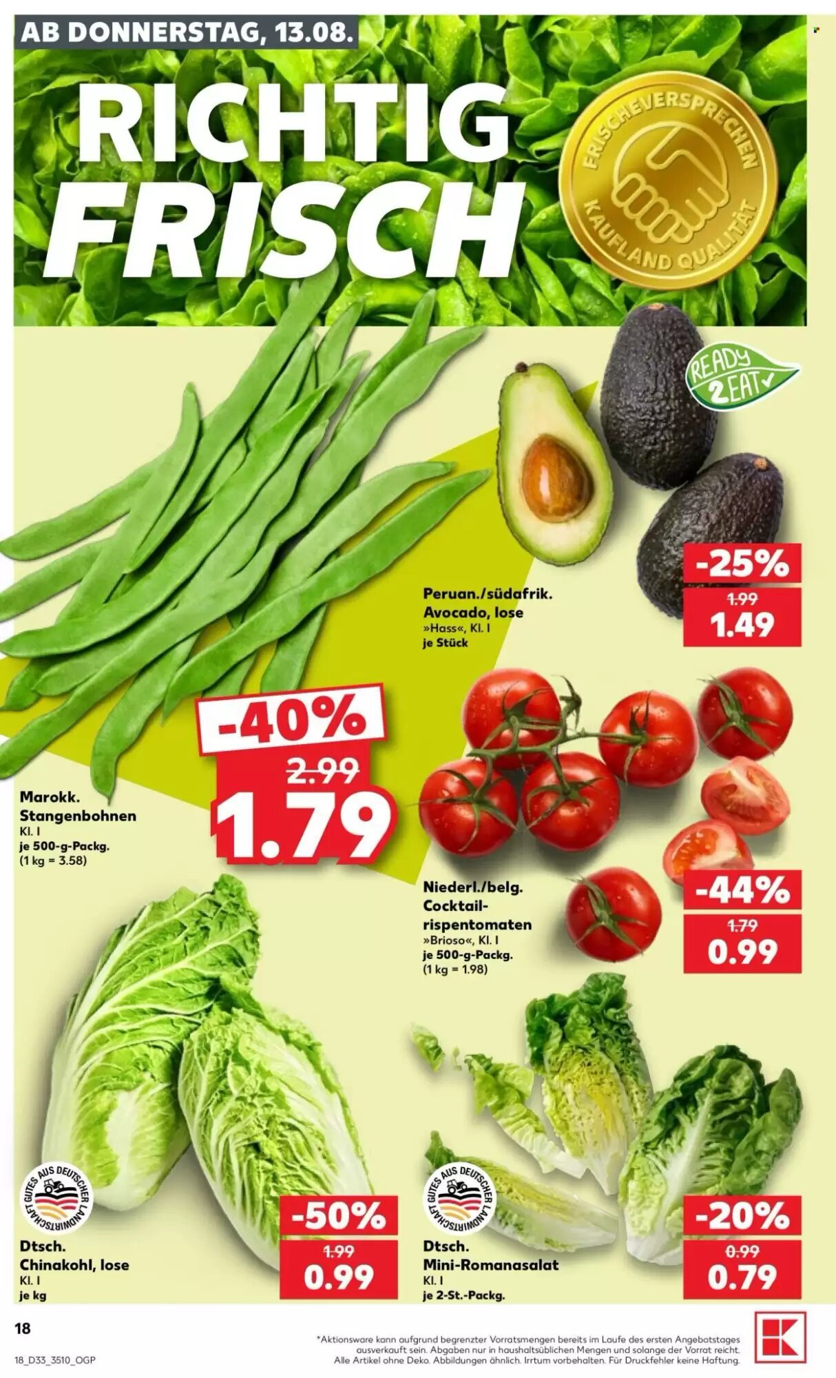 Kaufland Prospekt (ab 13.08.2026) zum Blättern - Seite 18