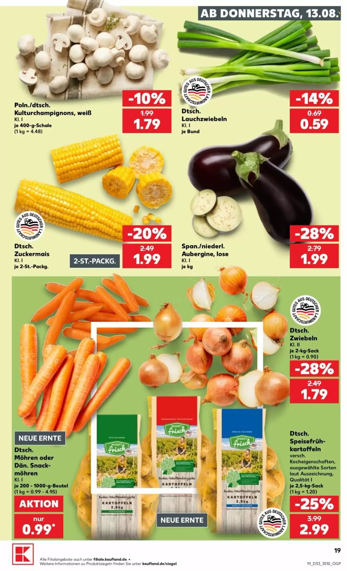 Kaufland Prospekt (ab 13.08.2026) zum Blättern - Seite 19