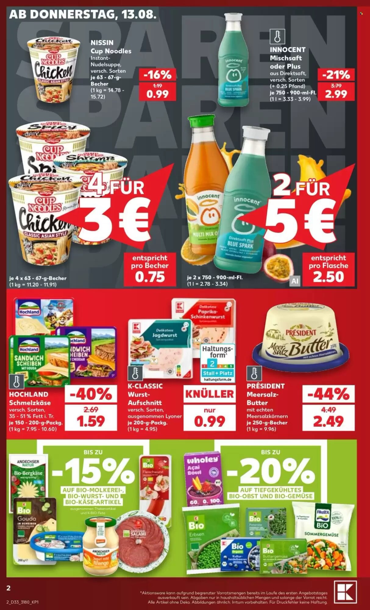 Kaufland Prospekt (ab 13.08.2026) zum Blättern - Seite 2