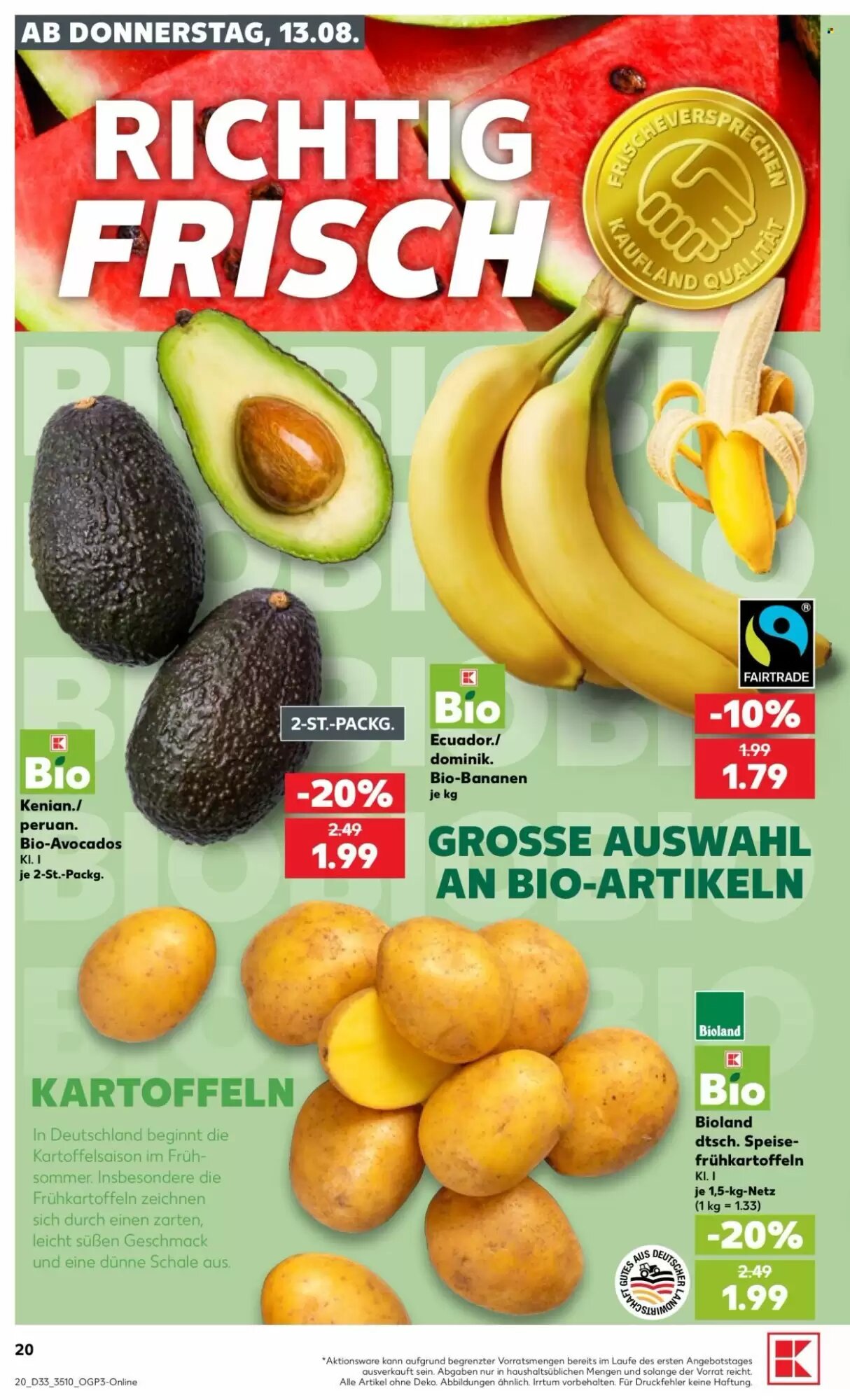 Kaufland Prospekt (ab 13.08.2026) zum Blättern - Seite 20