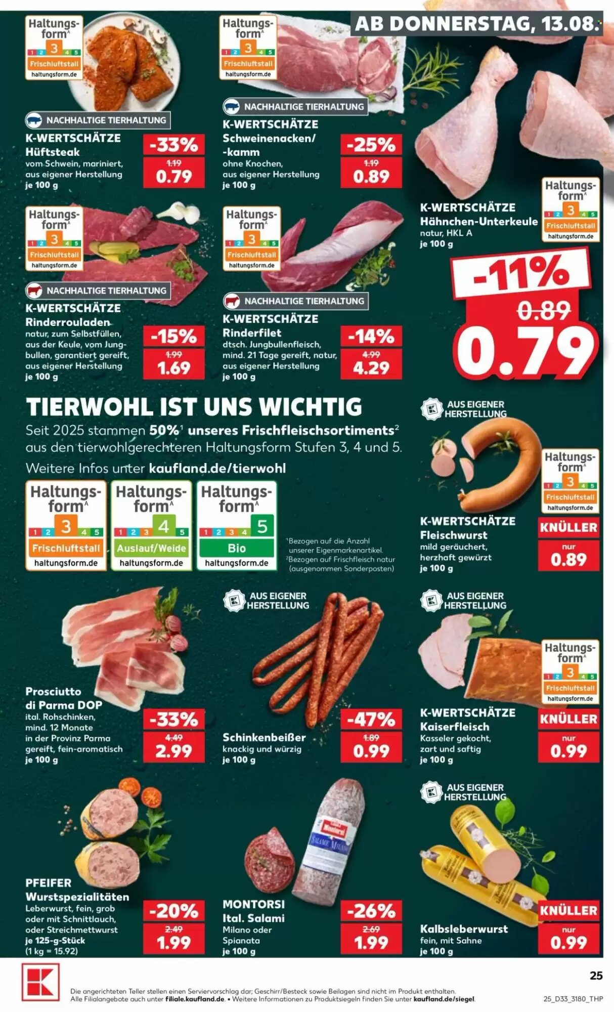 Kaufland Prospekt (ab 13.08.2026) zum Blättern - Seite 25