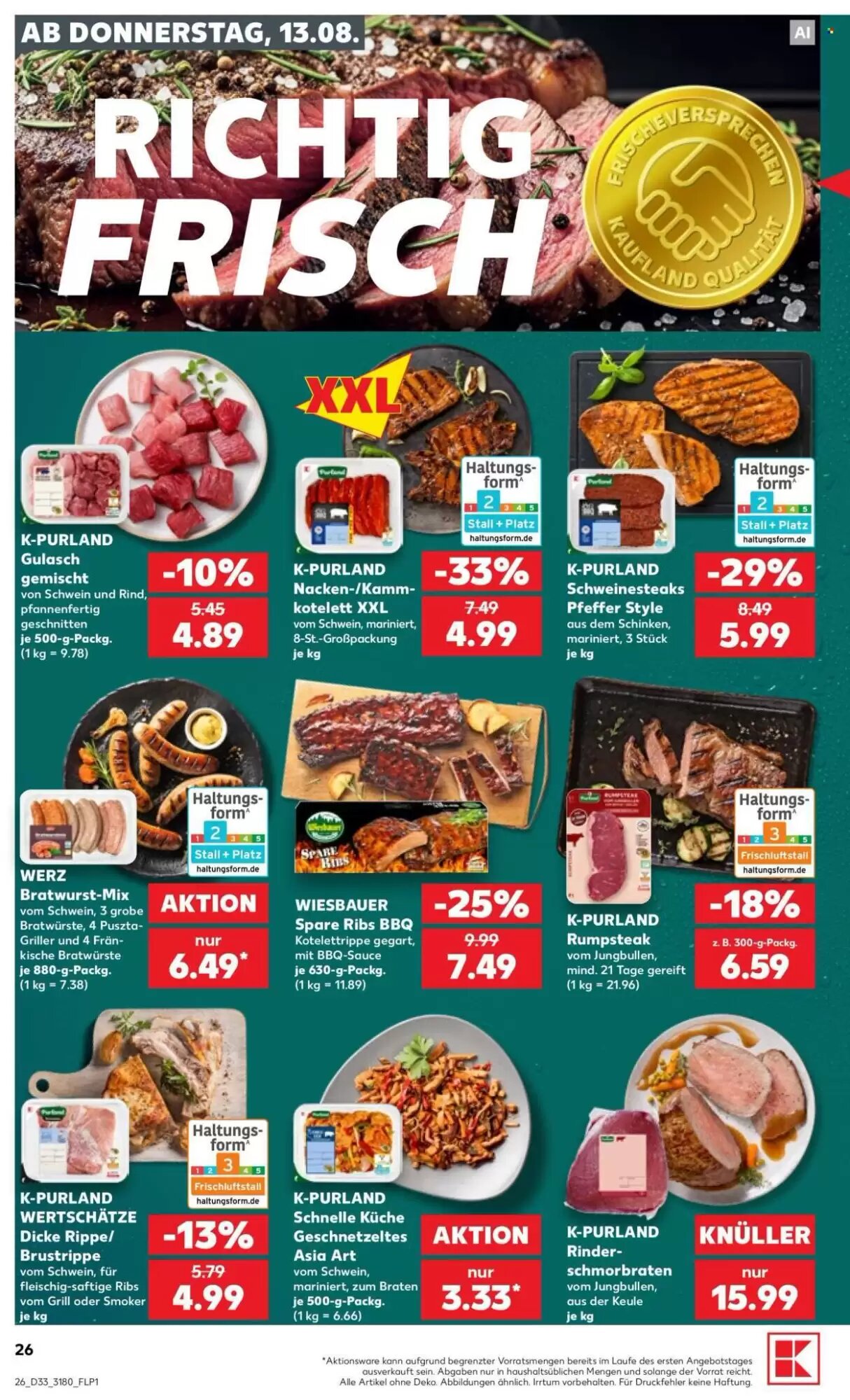 Kaufland Prospekt (ab 13.08.2026) zum Blättern - Seite 26