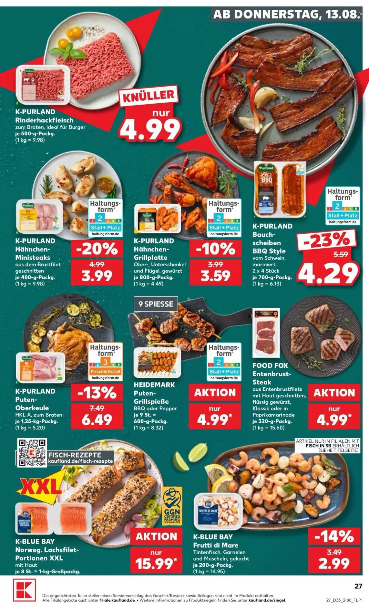 Kaufland Prospekt (ab 13.08.2026) zum Blättern - Seite 27
