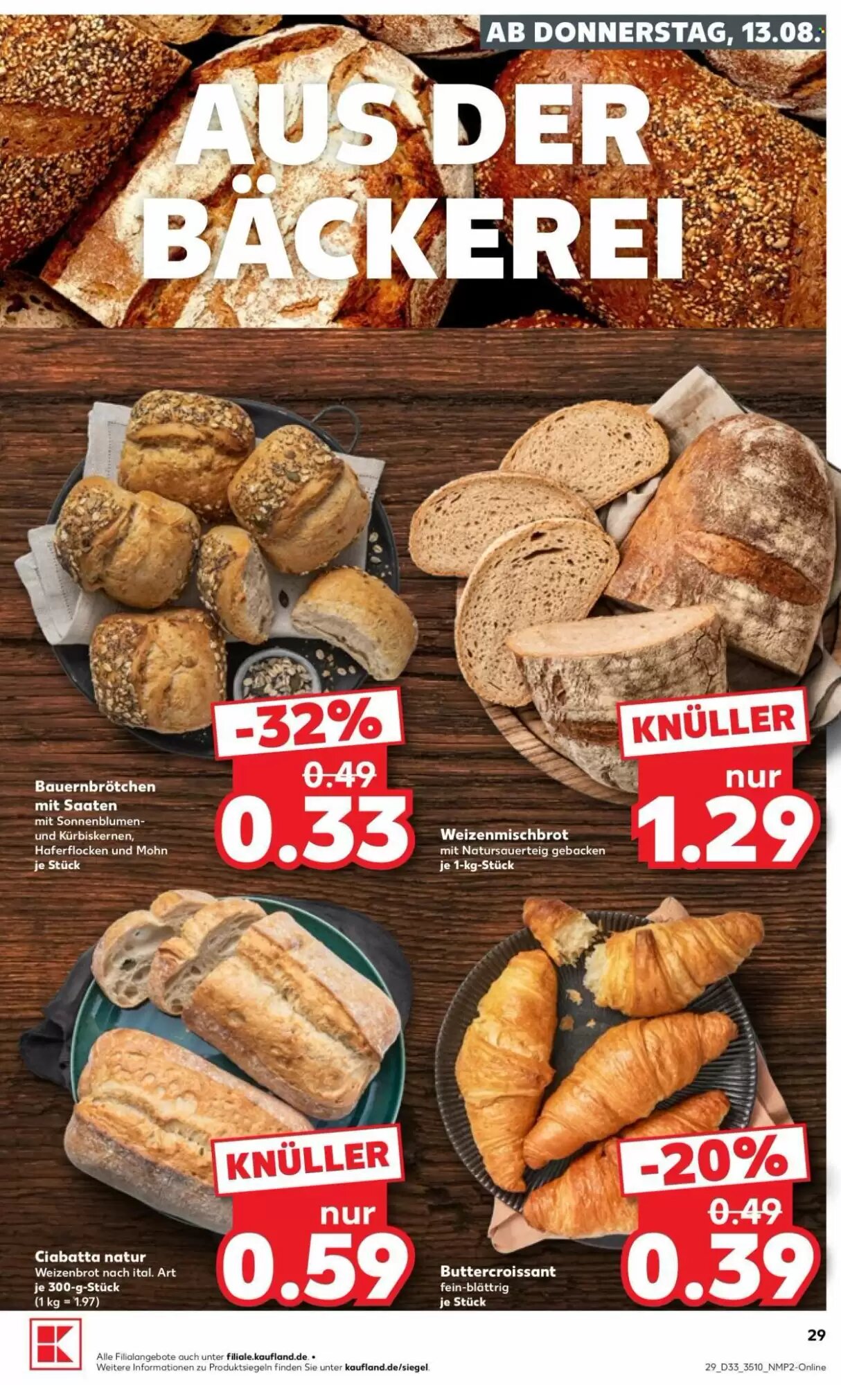 Kaufland Prospekt (ab 13.08.2026) zum Blättern - Seite 29