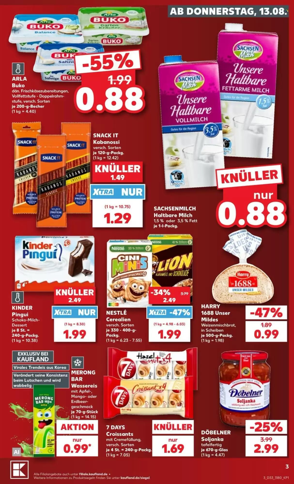 Kaufland Prospekt (ab 13.08.2026) zum Blättern - Seite 3