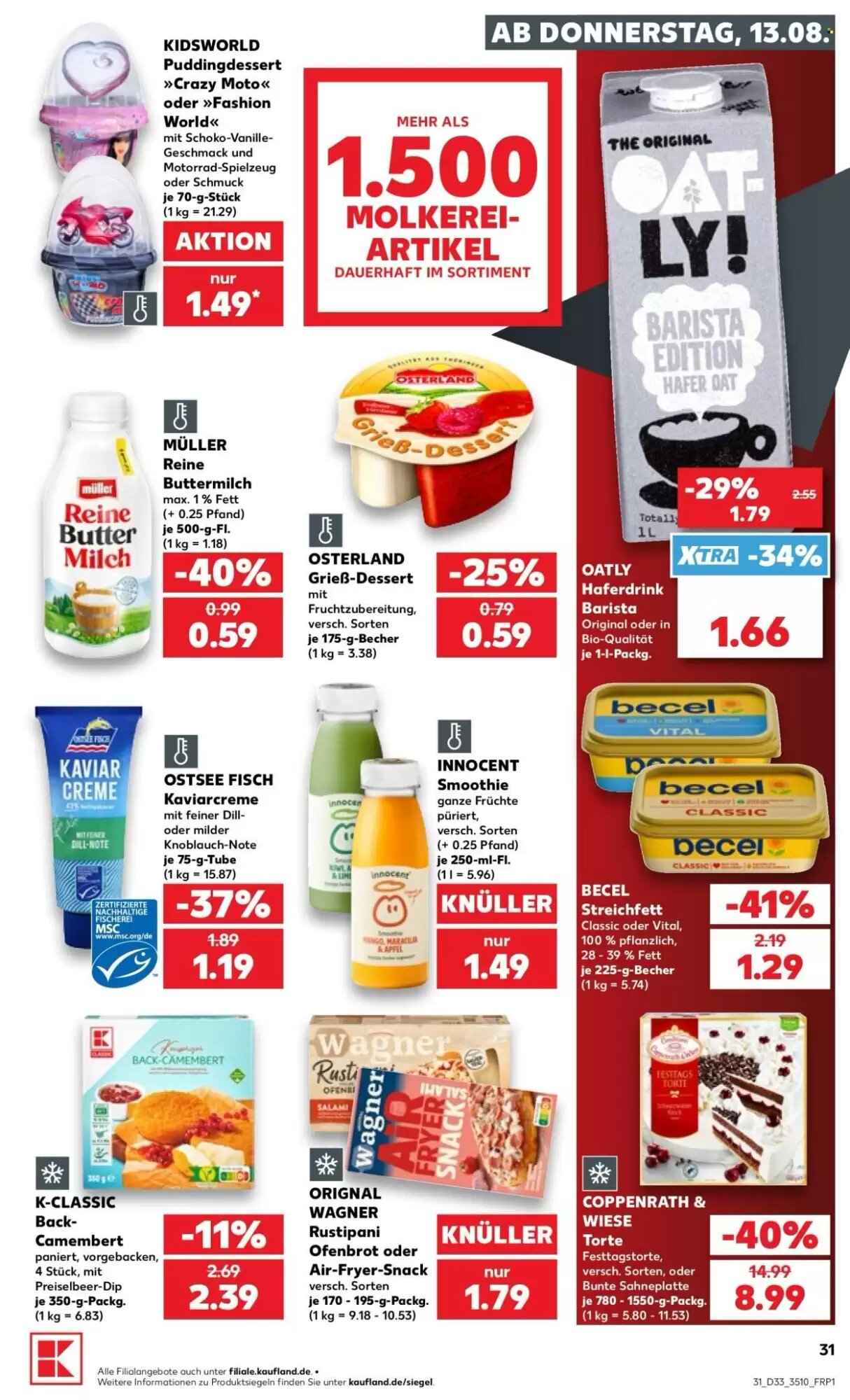 Kaufland Prospekt (ab 13.08.2026) zum Blättern - Seite 31