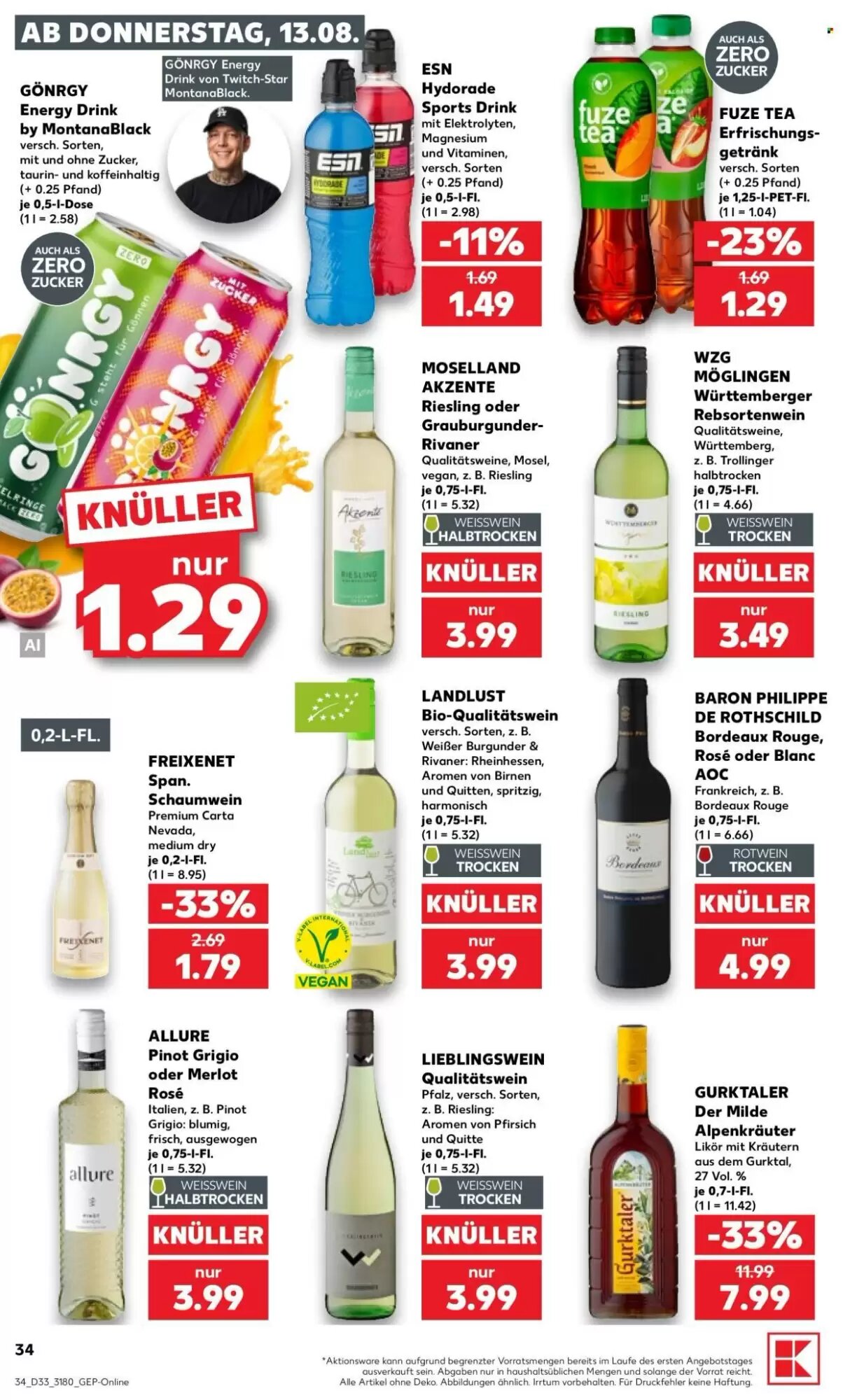 Kaufland Prospekt (ab 13.08.2026) zum Blättern - Seite 34