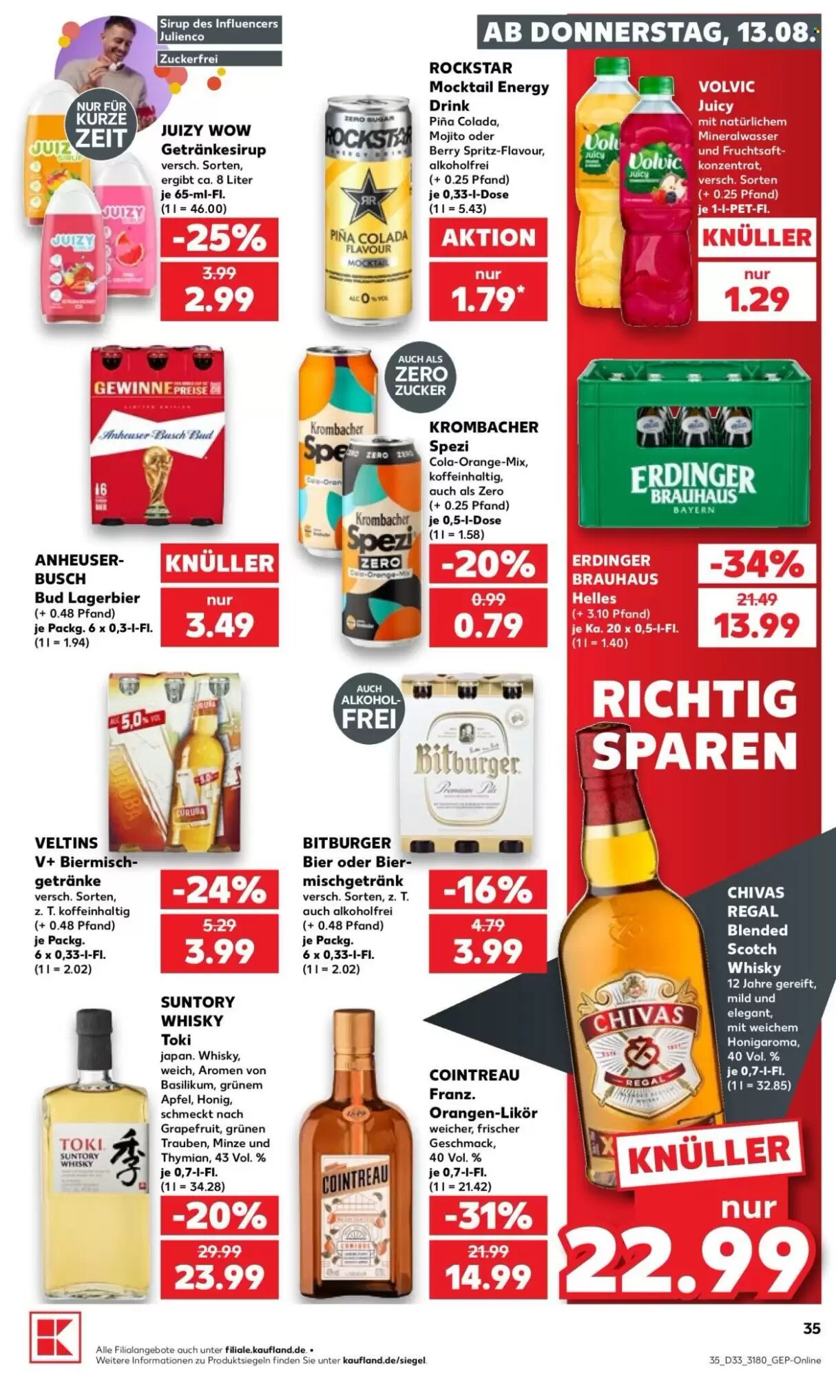 Kaufland Prospekt (ab 13.08.2026) zum Blättern - Seite 35