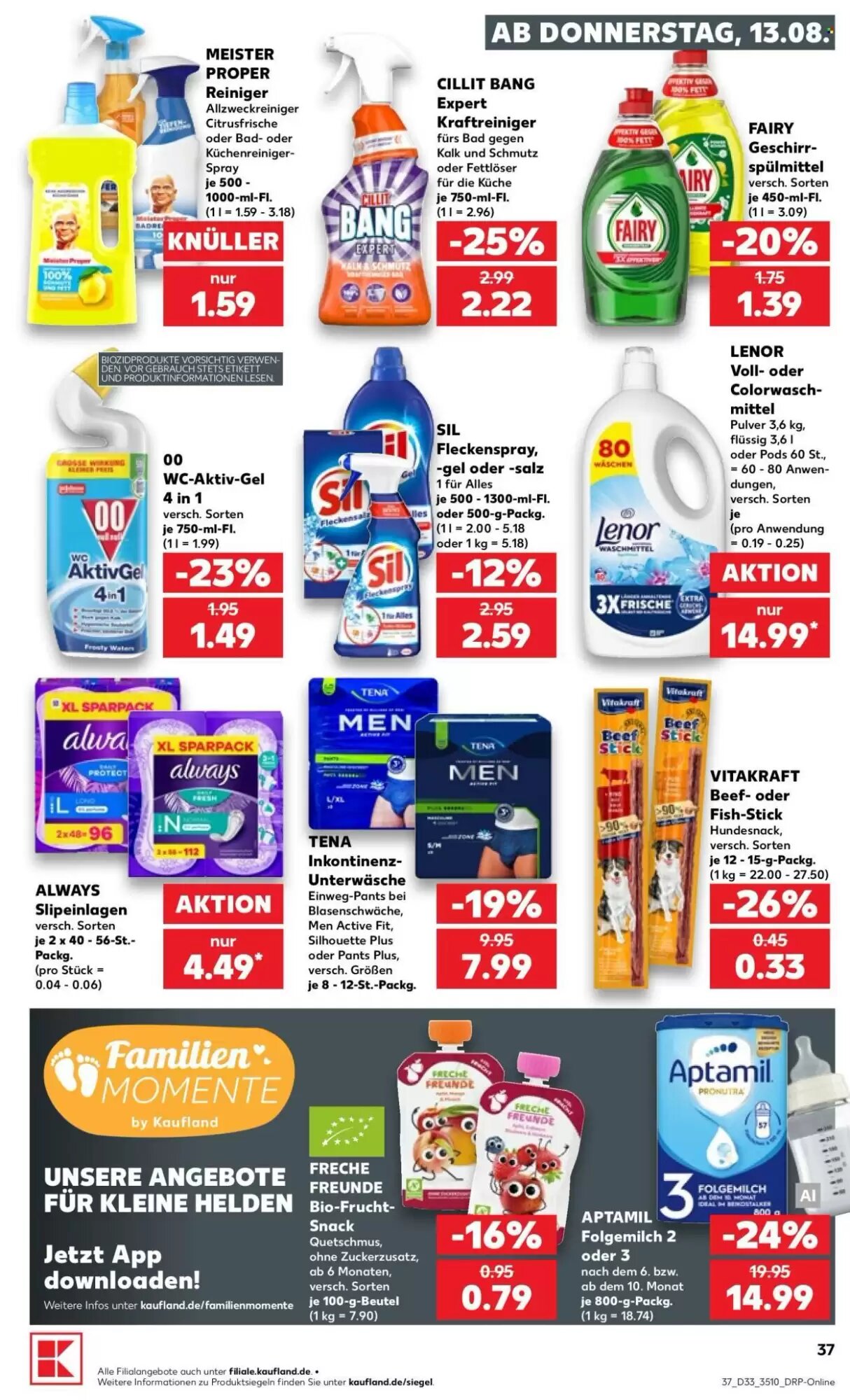 Kaufland Prospekt (ab 13.08.2026) zum Blättern - Seite 37