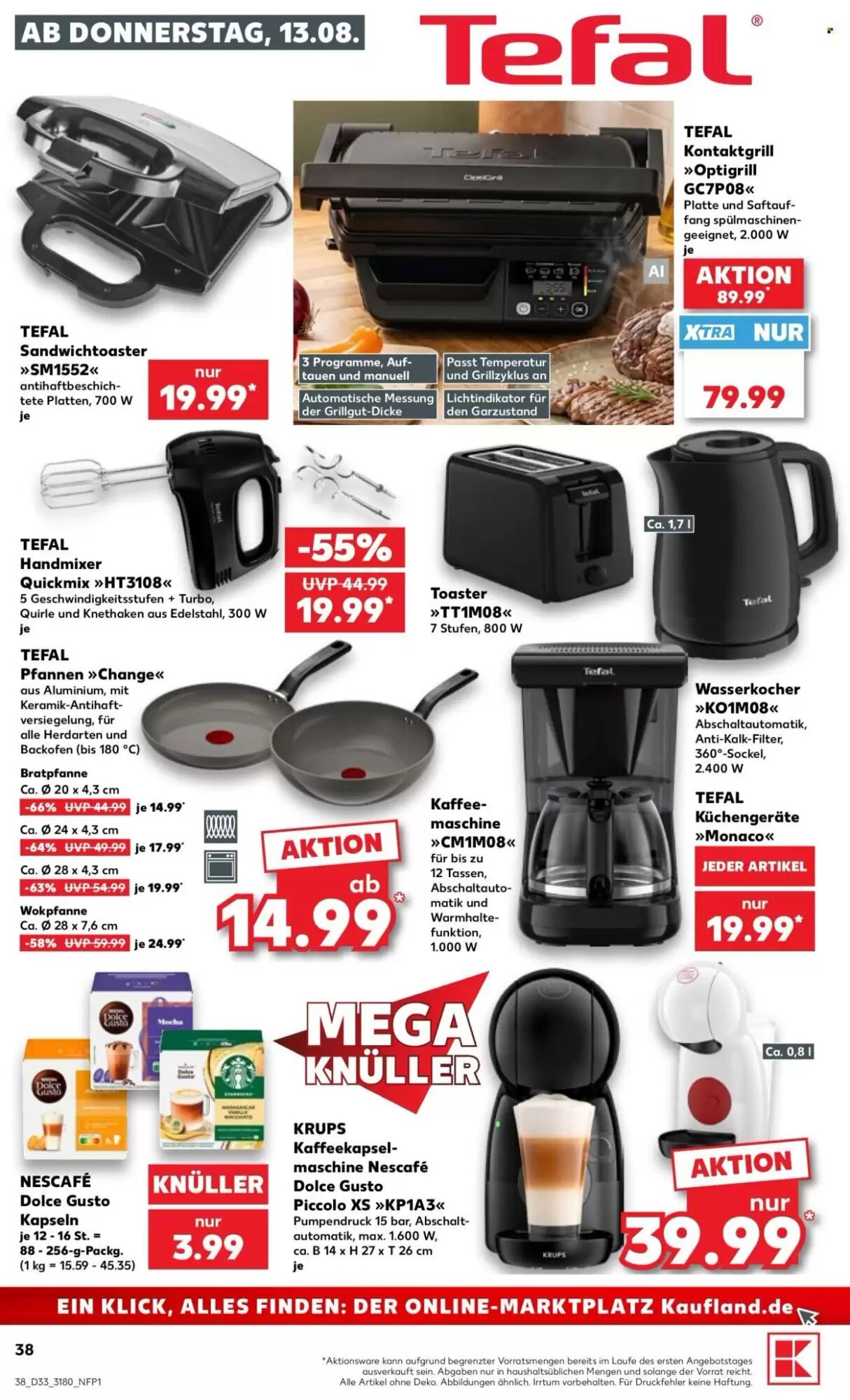 Kaufland Prospekt (ab 13.08.2026) zum Blättern - Seite 38