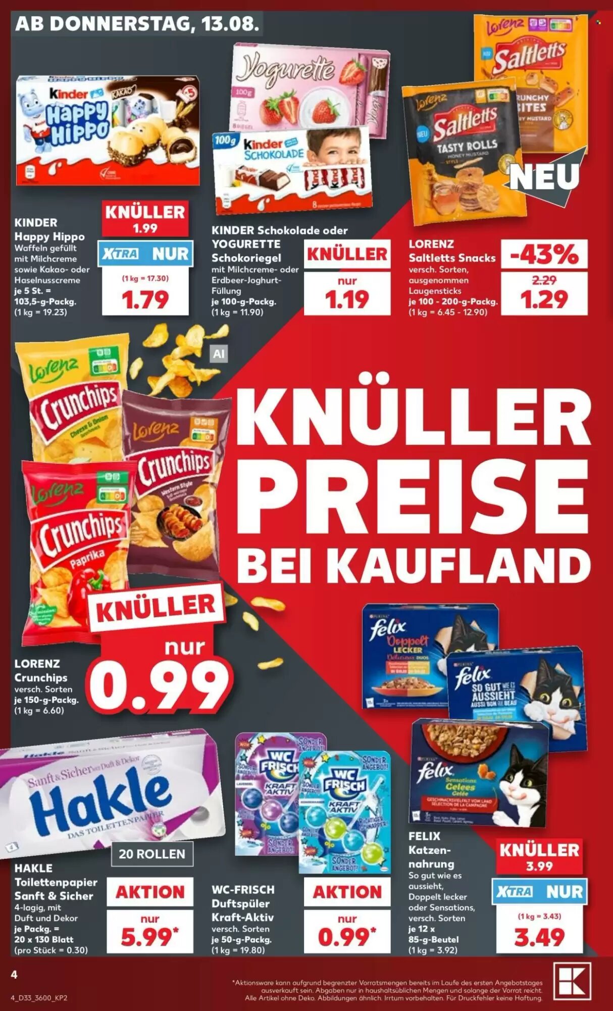 Kaufland Prospekt (ab 13.08.2026) zum Blättern - Seite 4